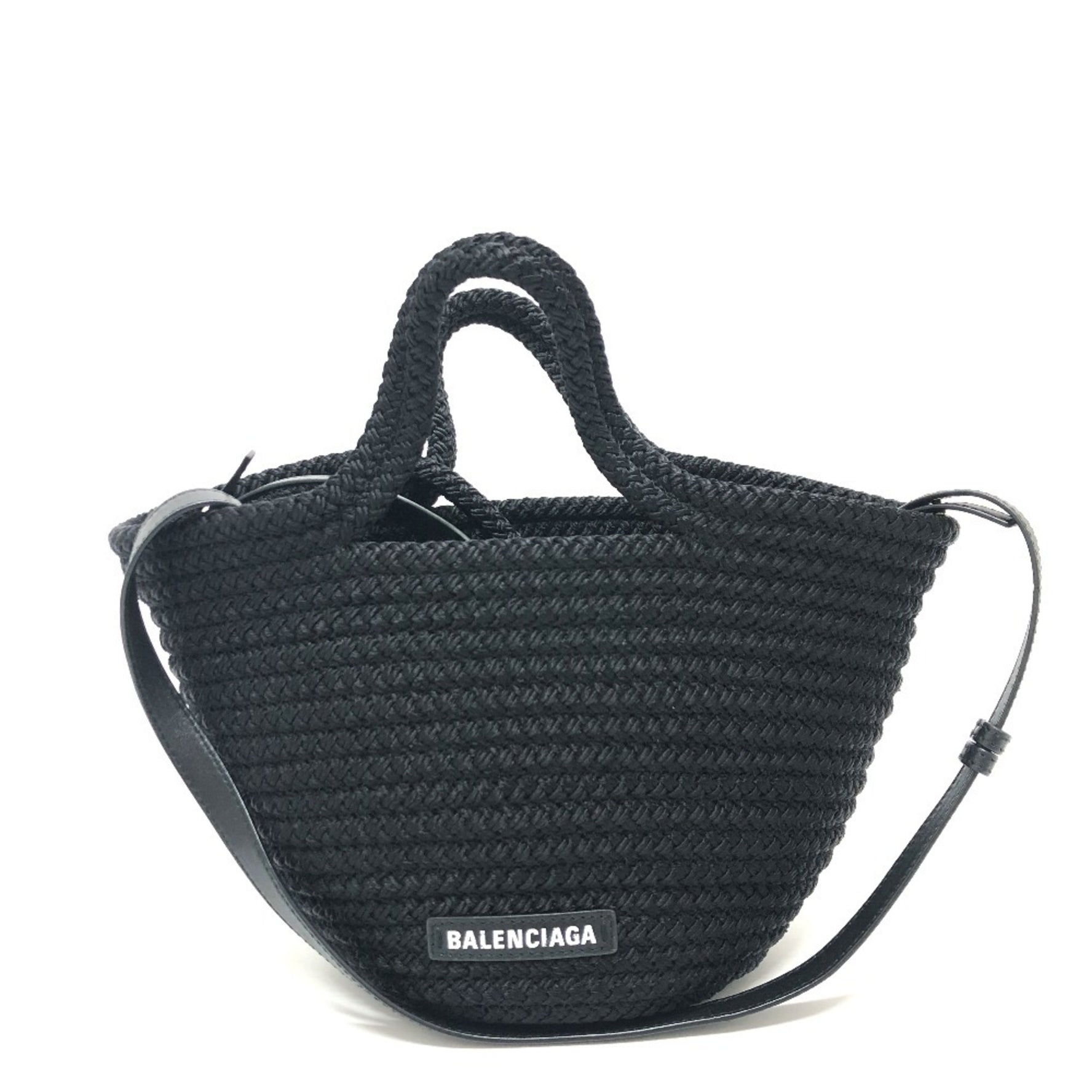 BALENCIAGA Shoulder Bag, Crossbody Ibiza Small Basket Nylon, Lambskin