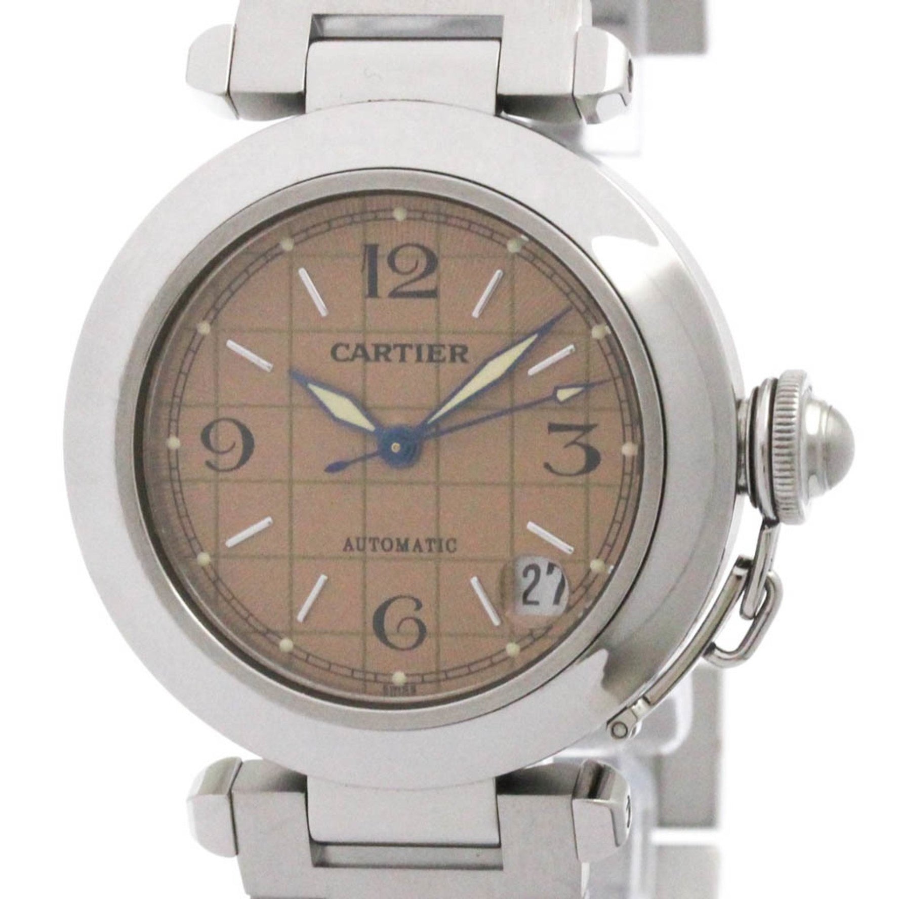 CARTIER Pasha C Steel Automatic Watch Polished
