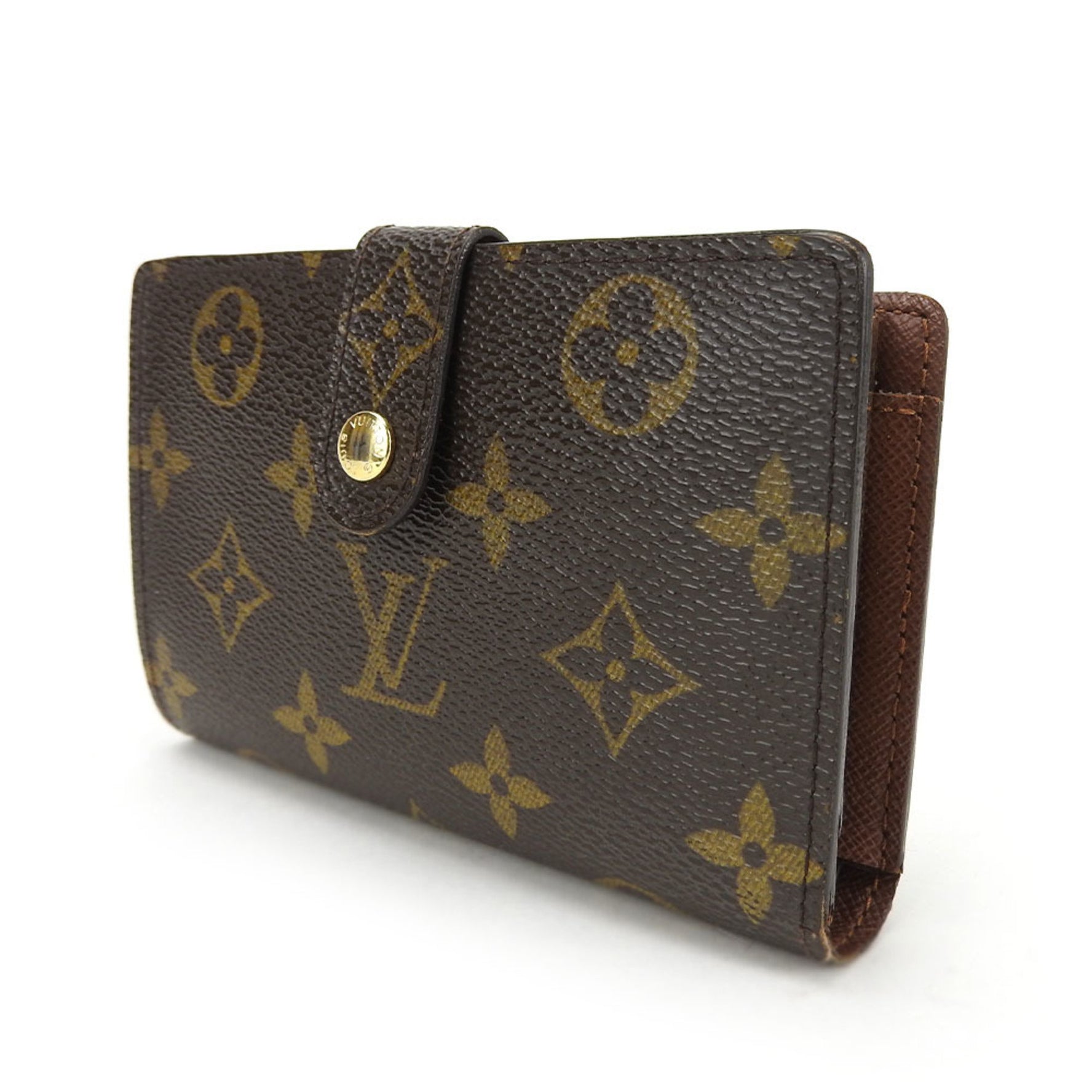 Louis Vuitton Bi-fold Wallet Portefeuille Viennois Monogram Canvas Initials Accessories