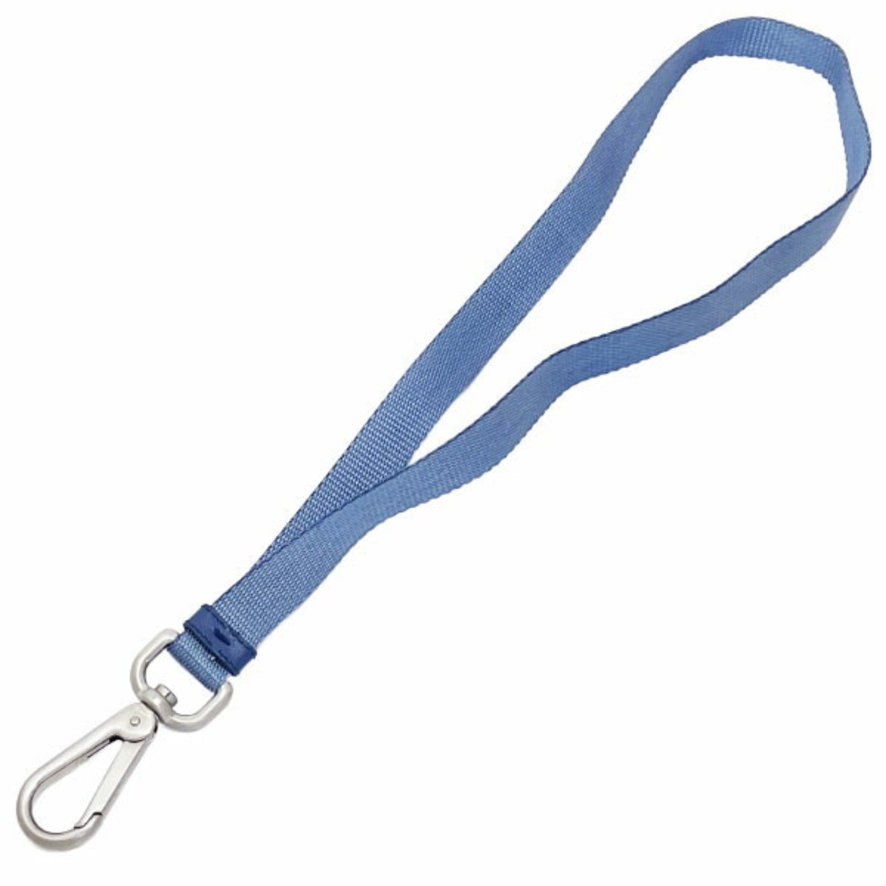 Prada Strap Neck Nylon Blue Long Key Hook ID