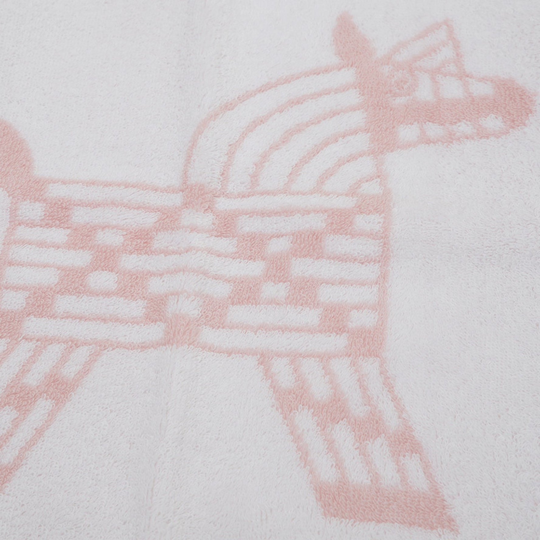 Hermes Hermès Carre Towel Animou Natte Hand Cotton Pink Yellow