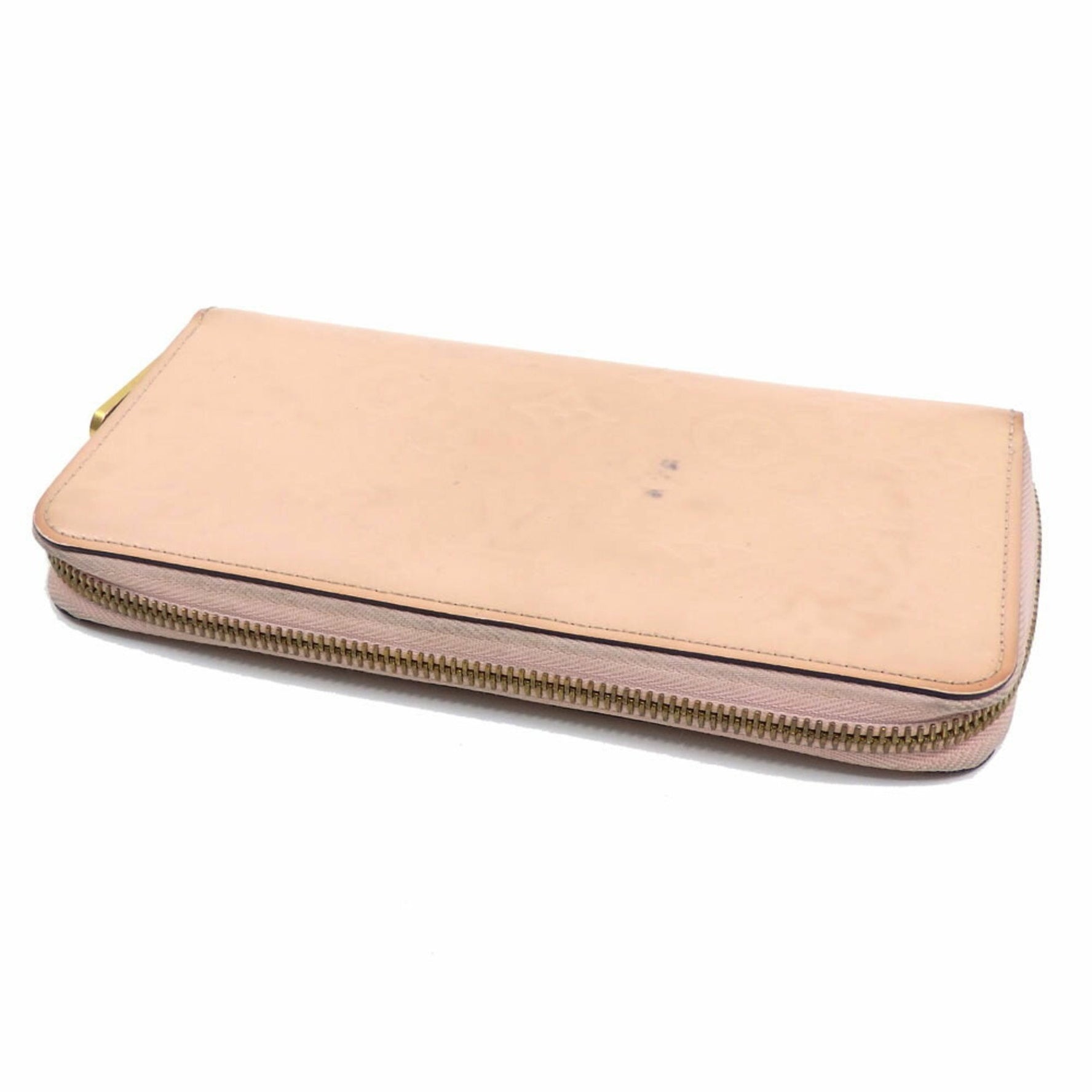 Louis Vuitton Vernis Zippy Wallet, Round Long Rose Ballerine Pink