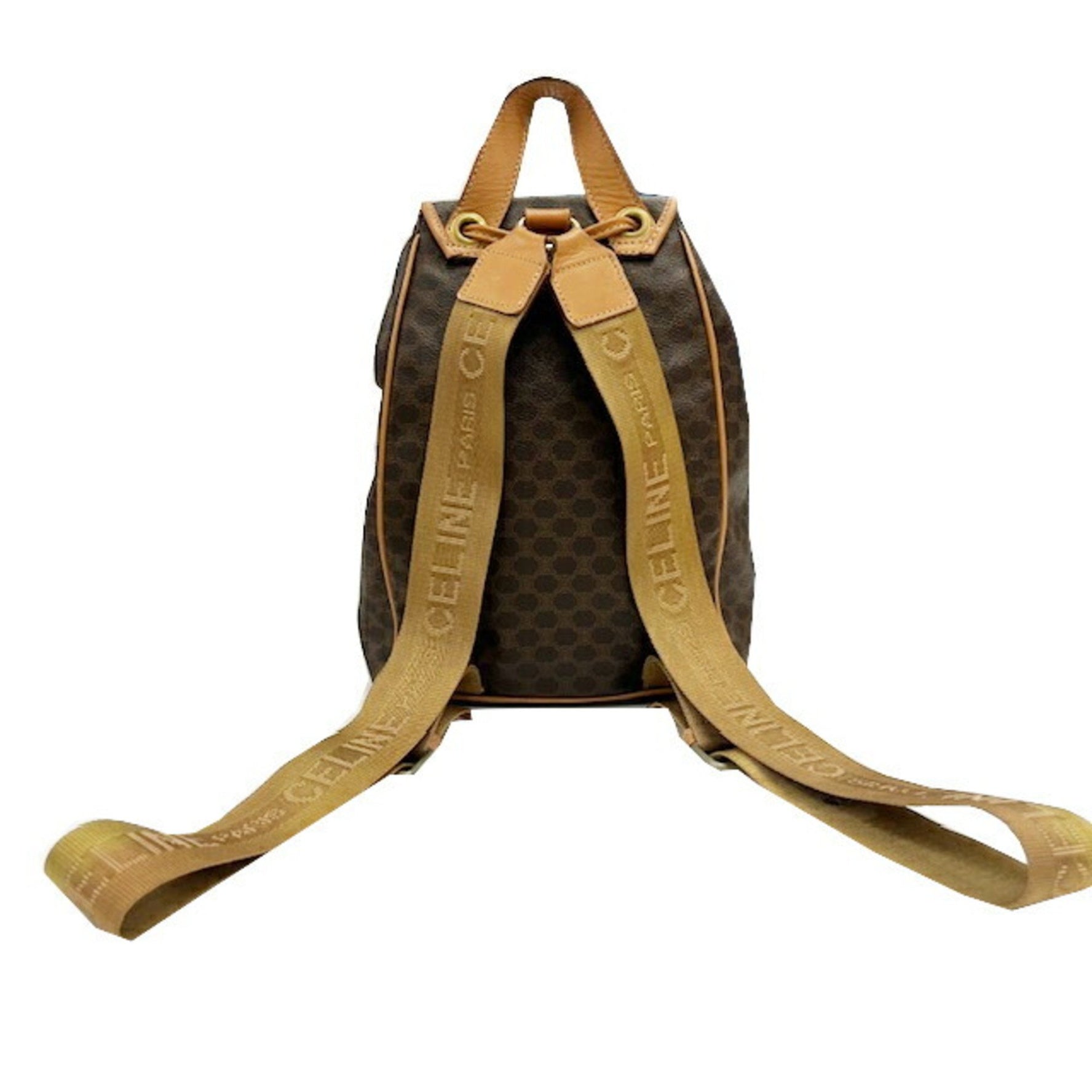 CELINE Macadam Backpack Leather Daypack