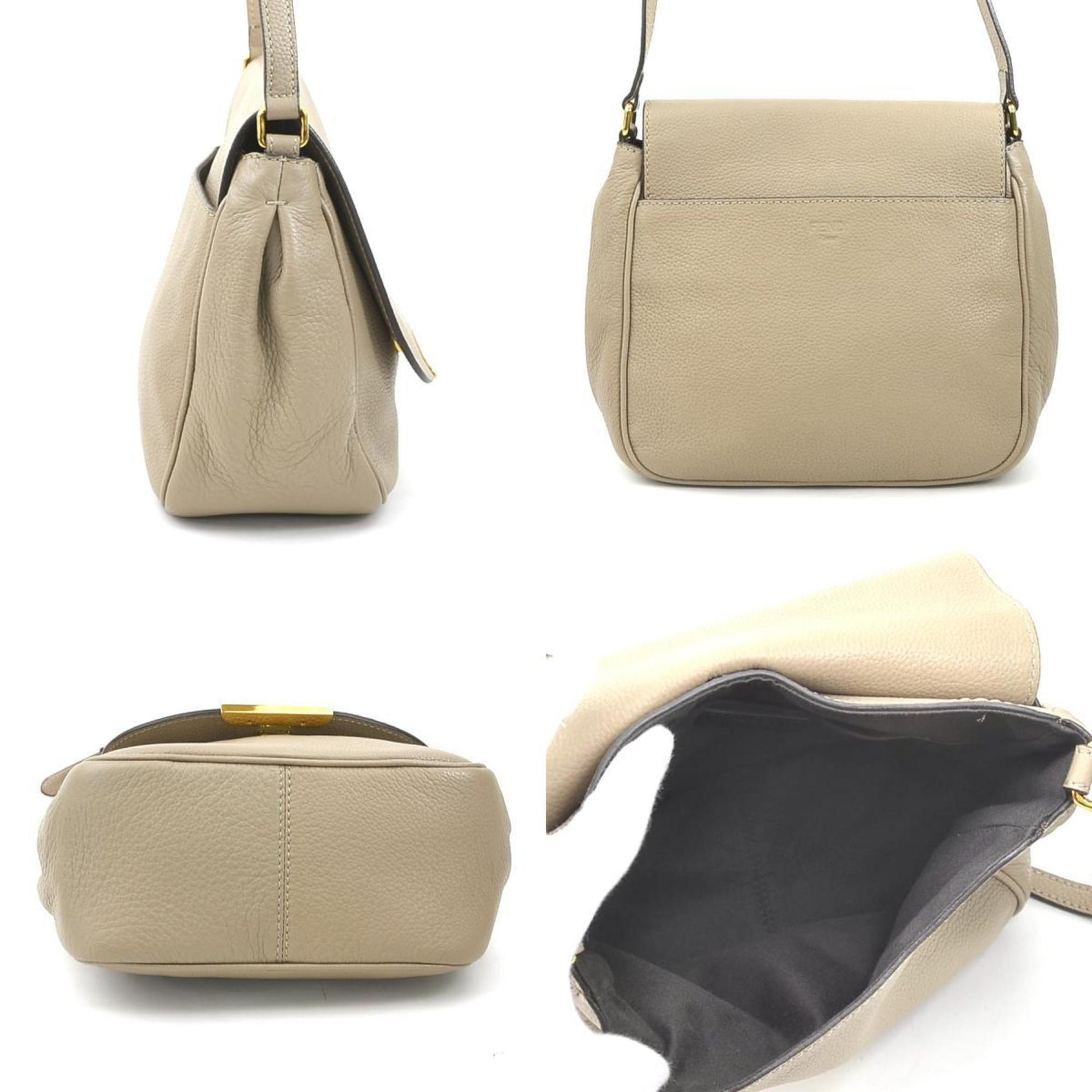 FENDI shoulder bag leather