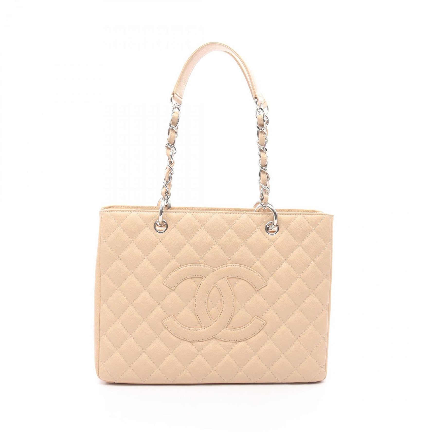 CHANEL Matelasse Grand Shopping GST Tote Bag in Calfskin Leather
