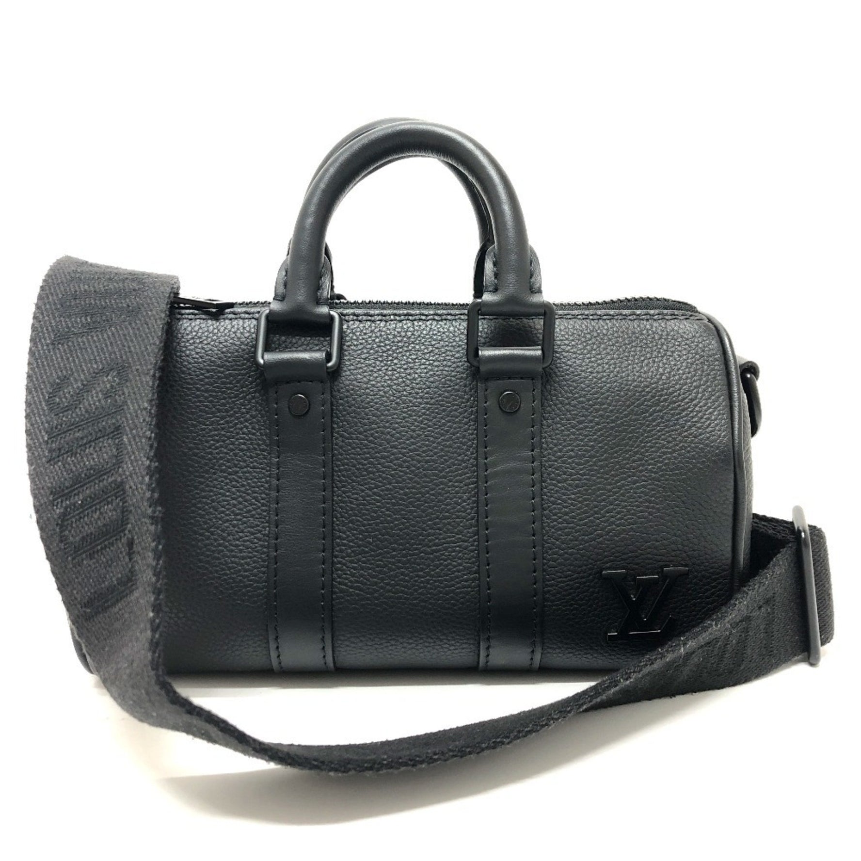 Louis Vuitton Aerogram Keepall XS Shoulder Bag/Mini Boston Bag in Taurillon Leather