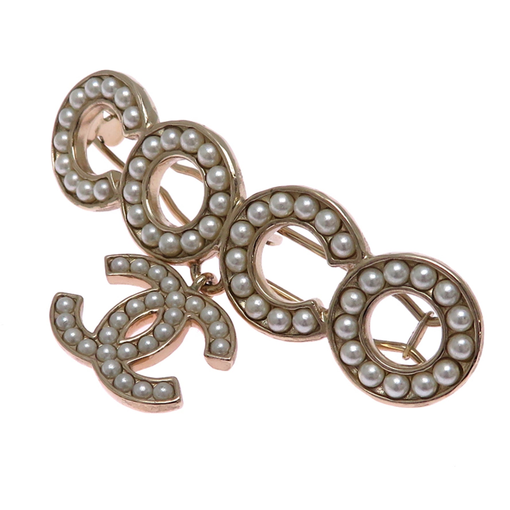 Chanel Coco Mark Brooch Metal