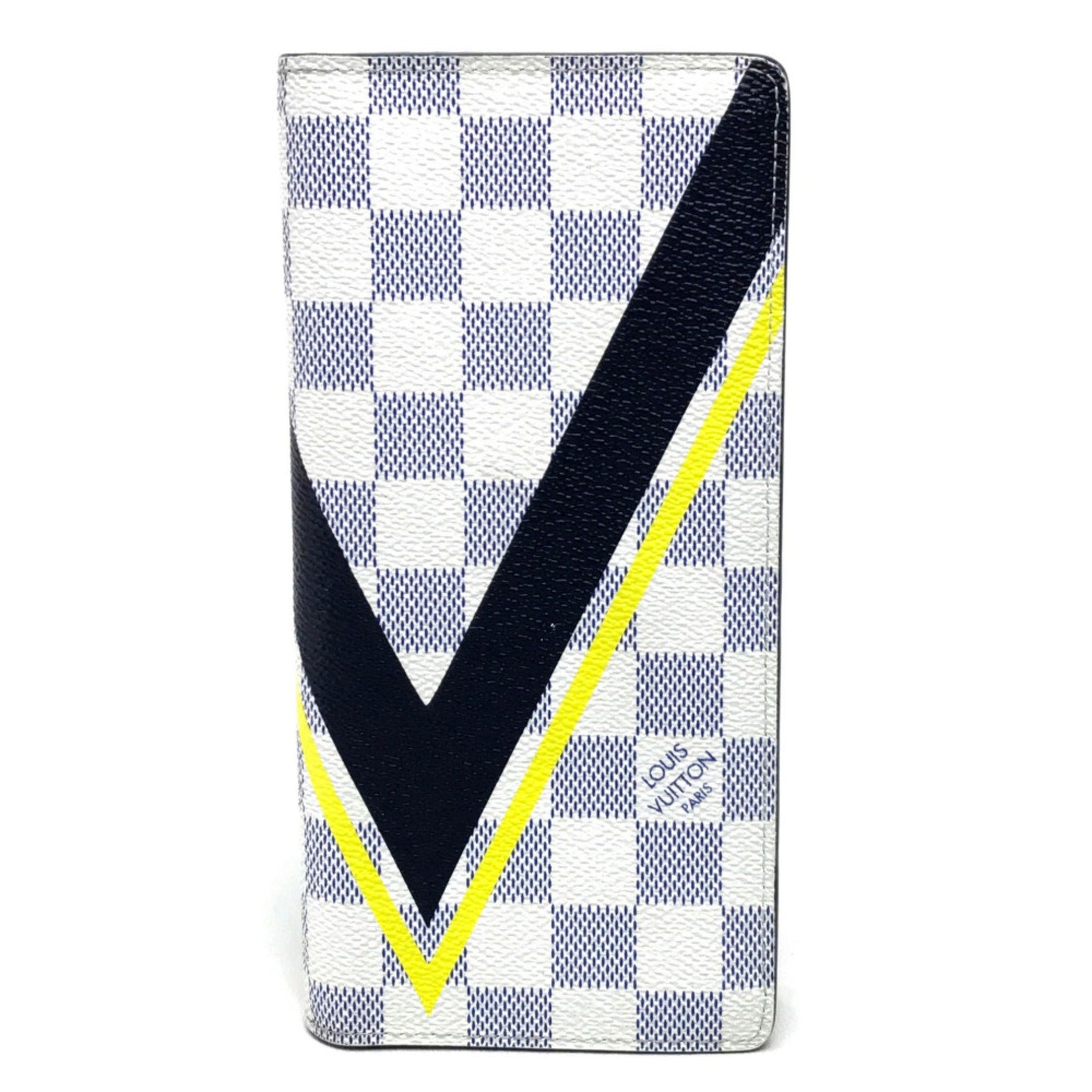Louis Vuitton Damier Coastline Americans Cup Long Wallet Azur Azur