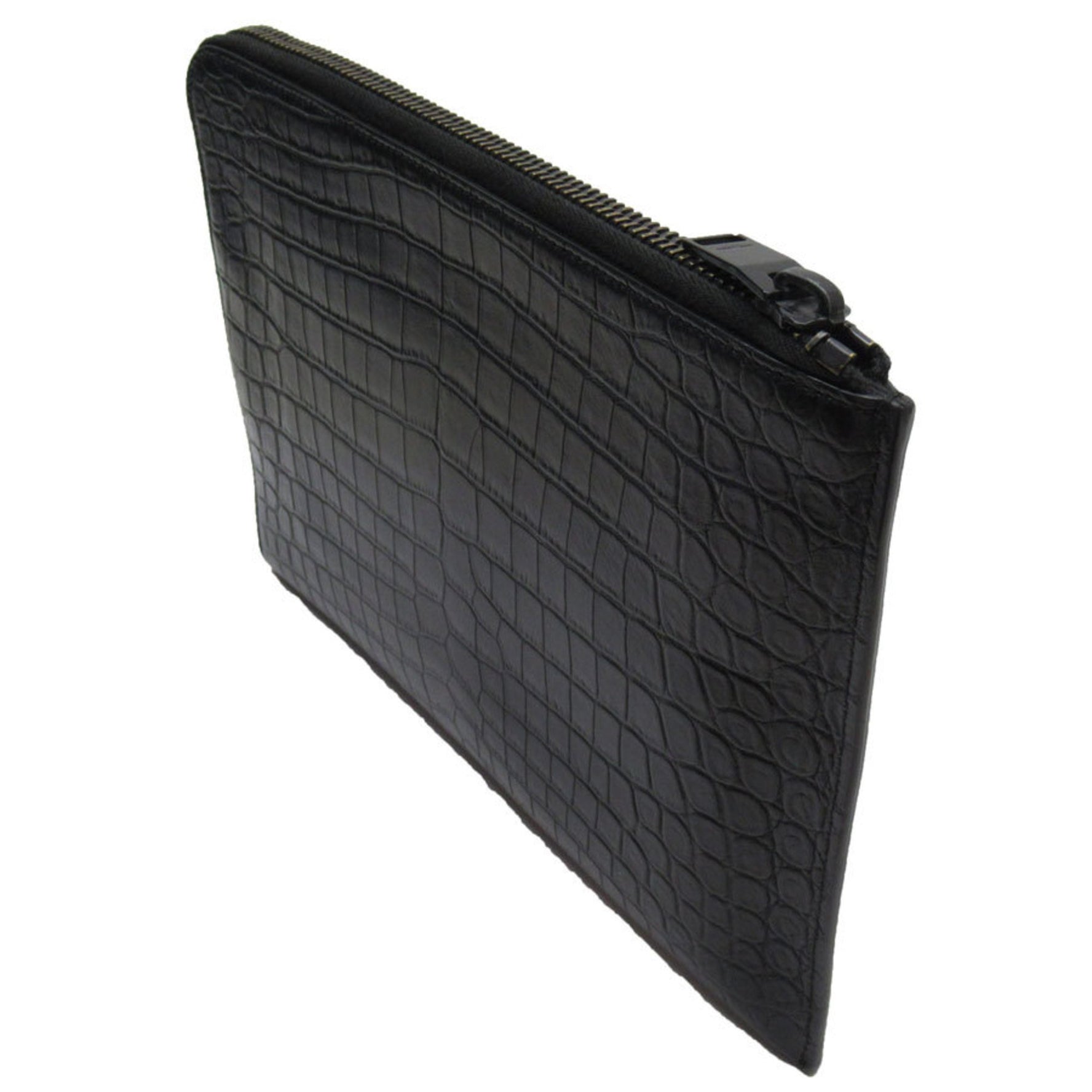 Saint Laurent Clutch Bag Embossed Leather