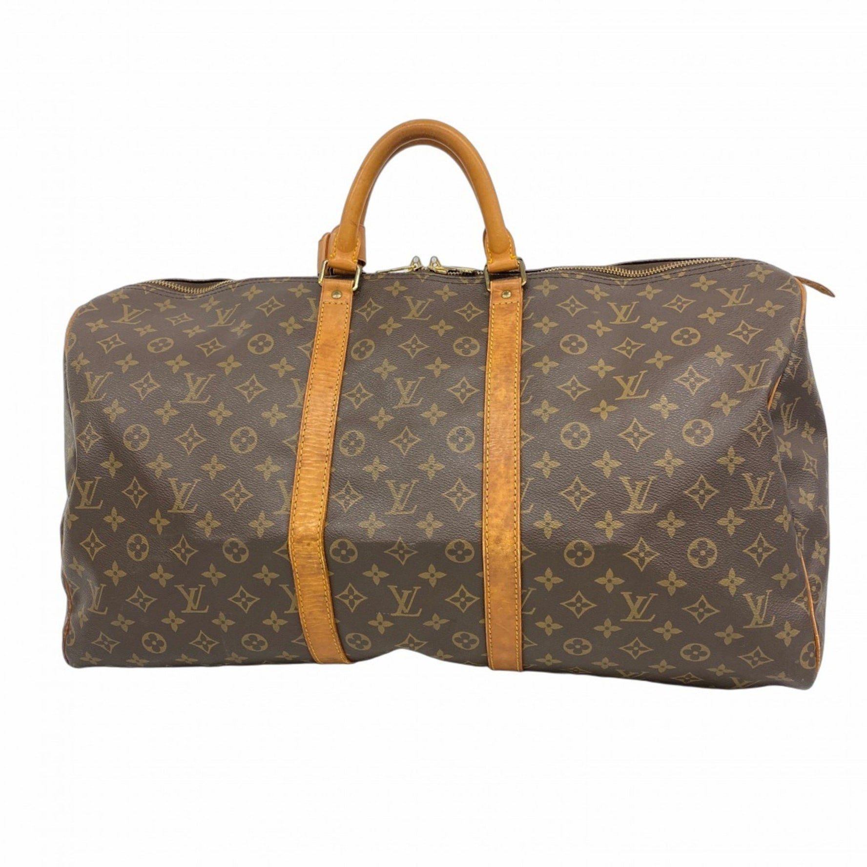 Louis Vuitton Monogram Keepall 55 Boston Bag Men's and
