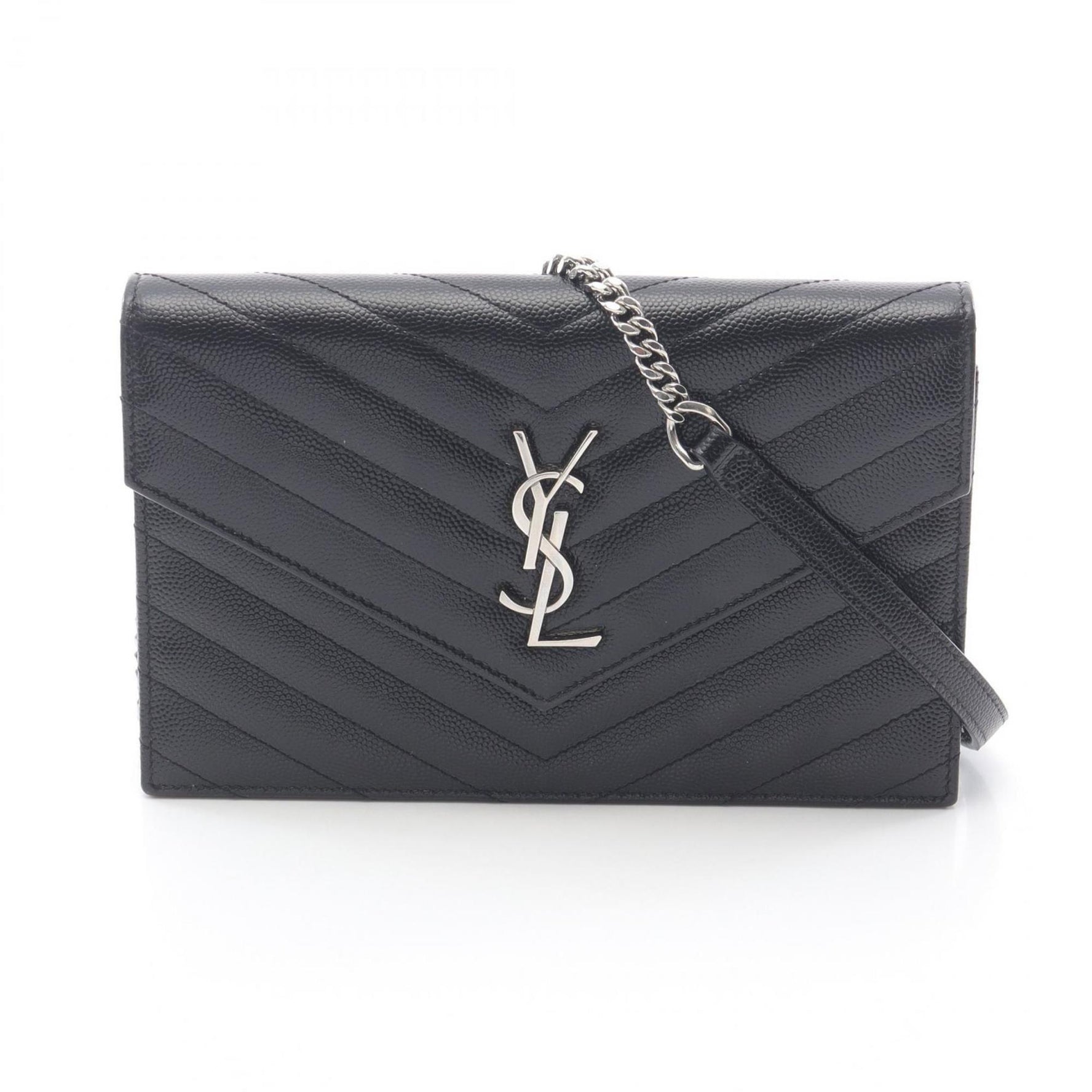 Saint Laurent Cassandra Envelope Shoulder Bag, Leather