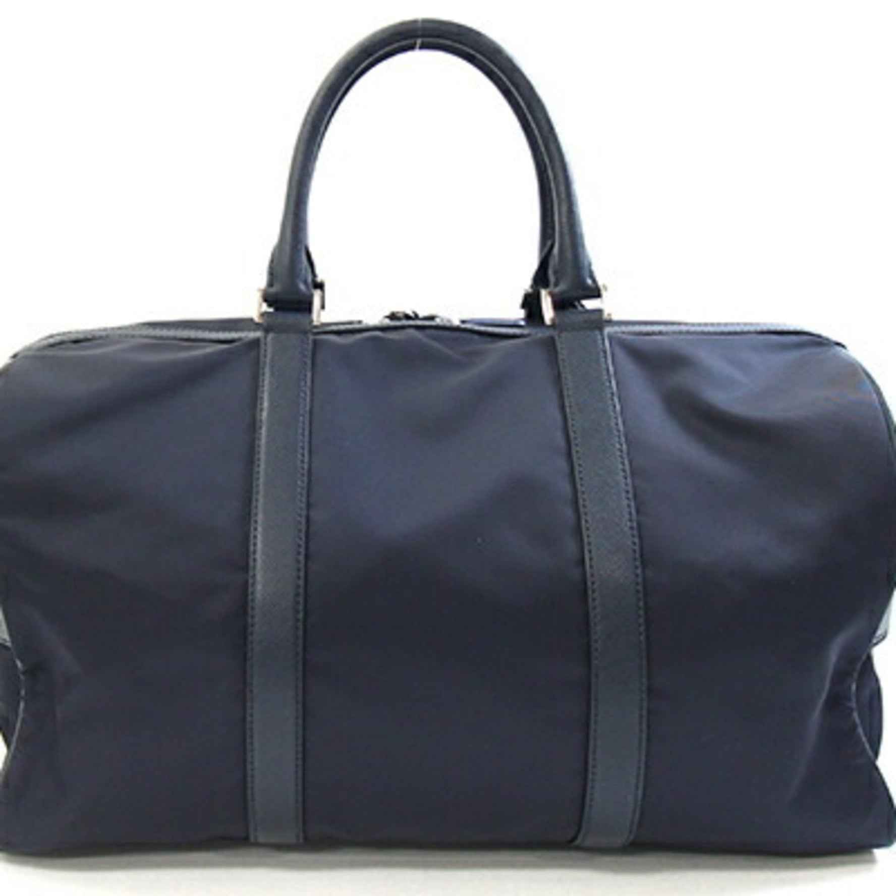 Prada Boston Bag Nylon Leather Shoulder and Men