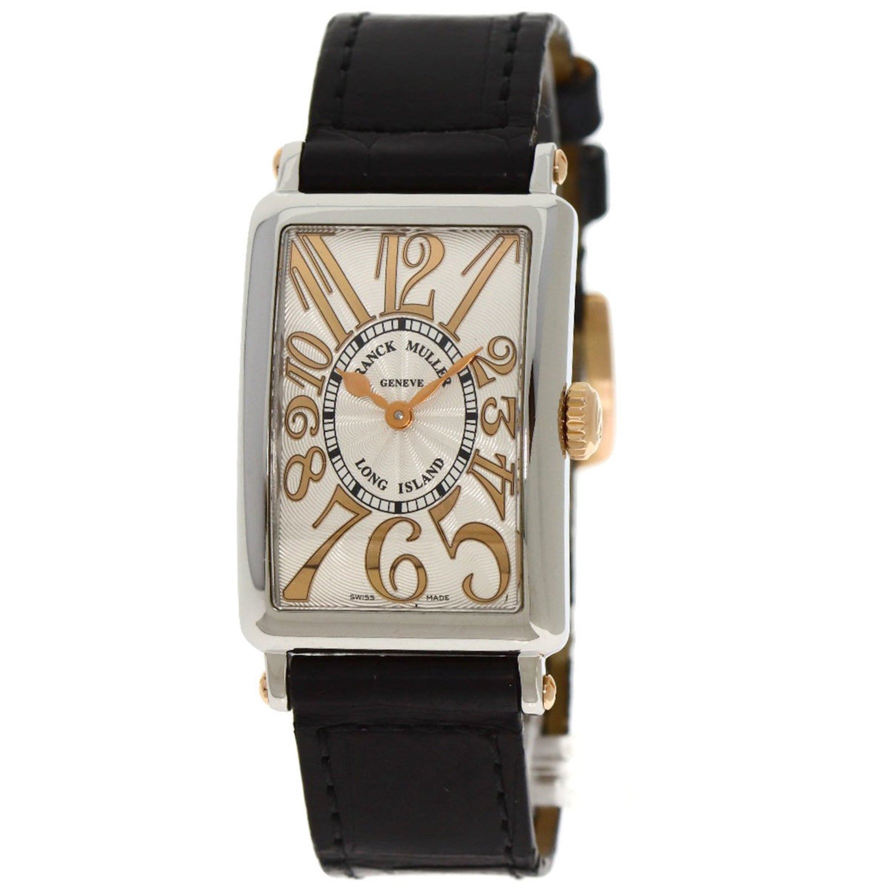 Frank Muller Long Island Watch Stainless Steel Leather Ladies