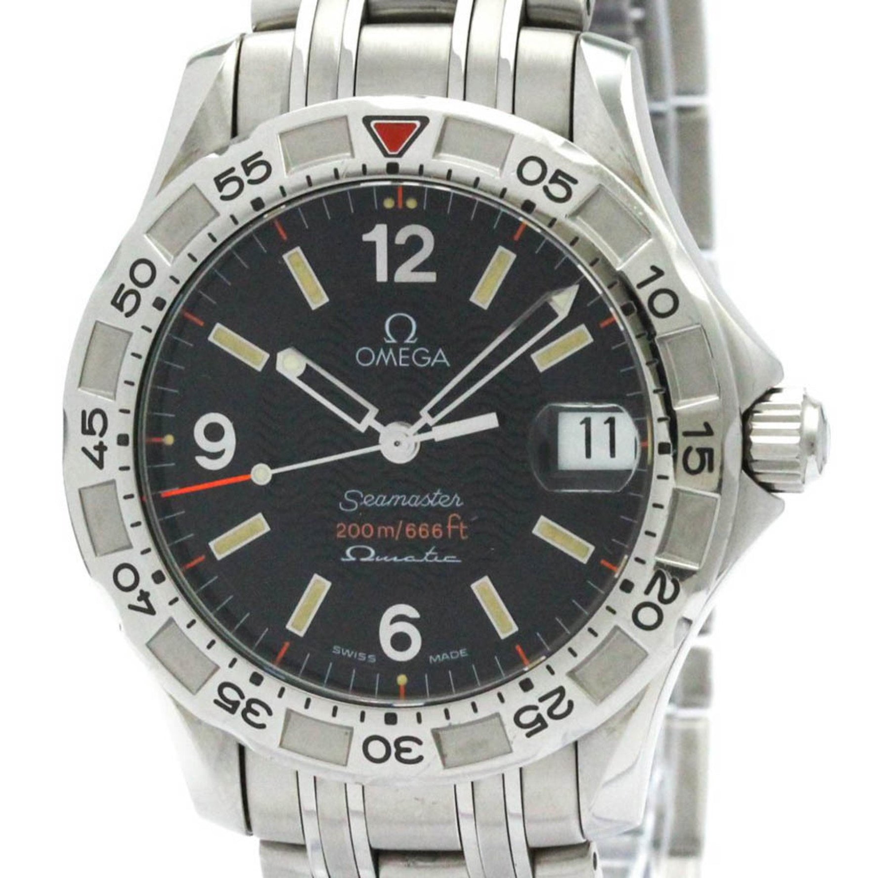 Polished OMEGA Seamaster Omegamatic Auto Quartz Limited Watch 2516.50