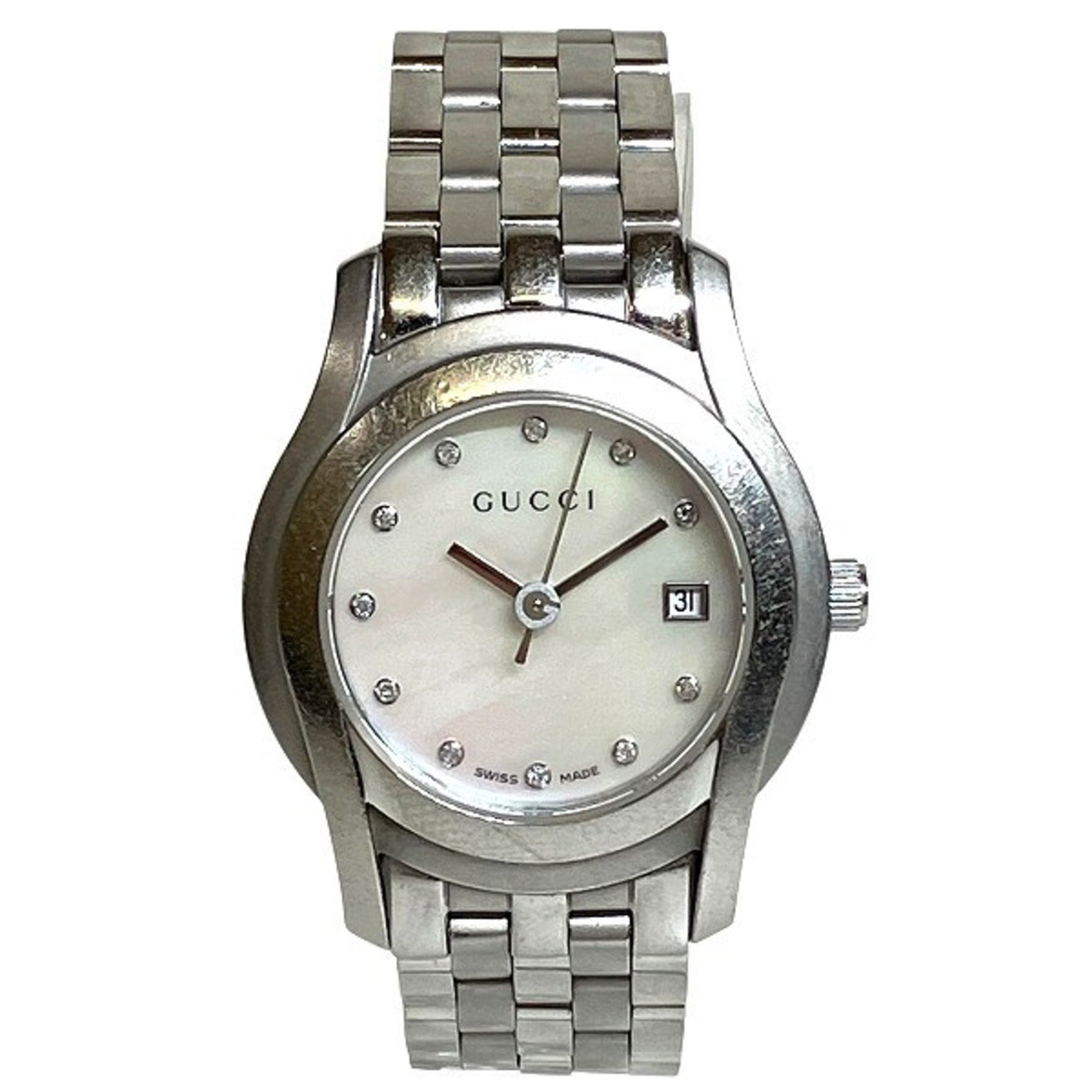 GUCCI Quartz Shell Dial Watch