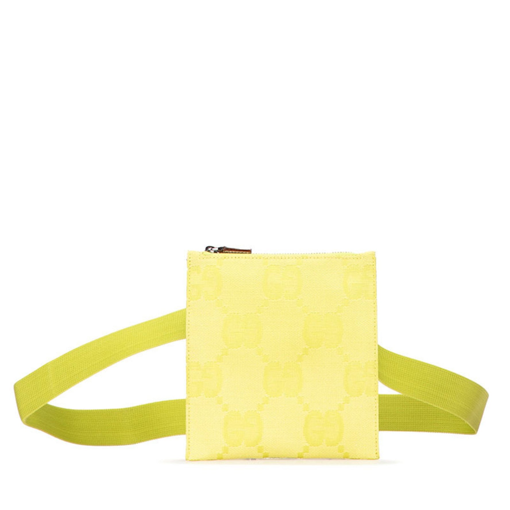 Gucci GG Jacquard Waist Pouch Body Bag 037 1312 Canvas and Leather