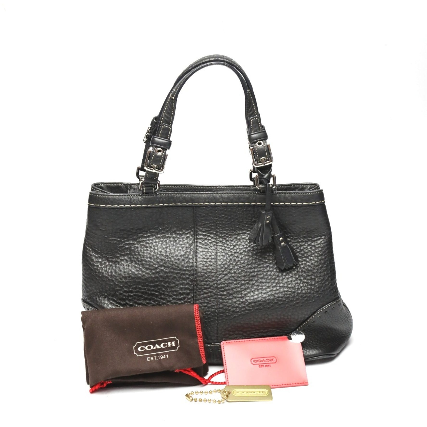 COACH Hamptons Leather 5055 Handbag