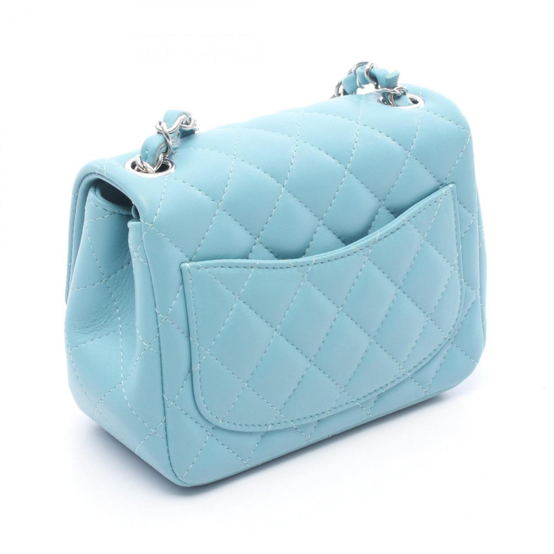 CHANEL Mini Matelasse Shoulder Bag, Lambskin Leather