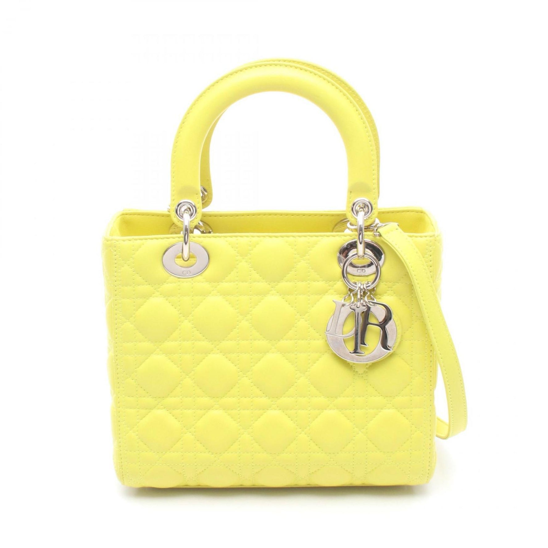 Christian Dior Dior LADY DIOR Lady handbag leather ladies