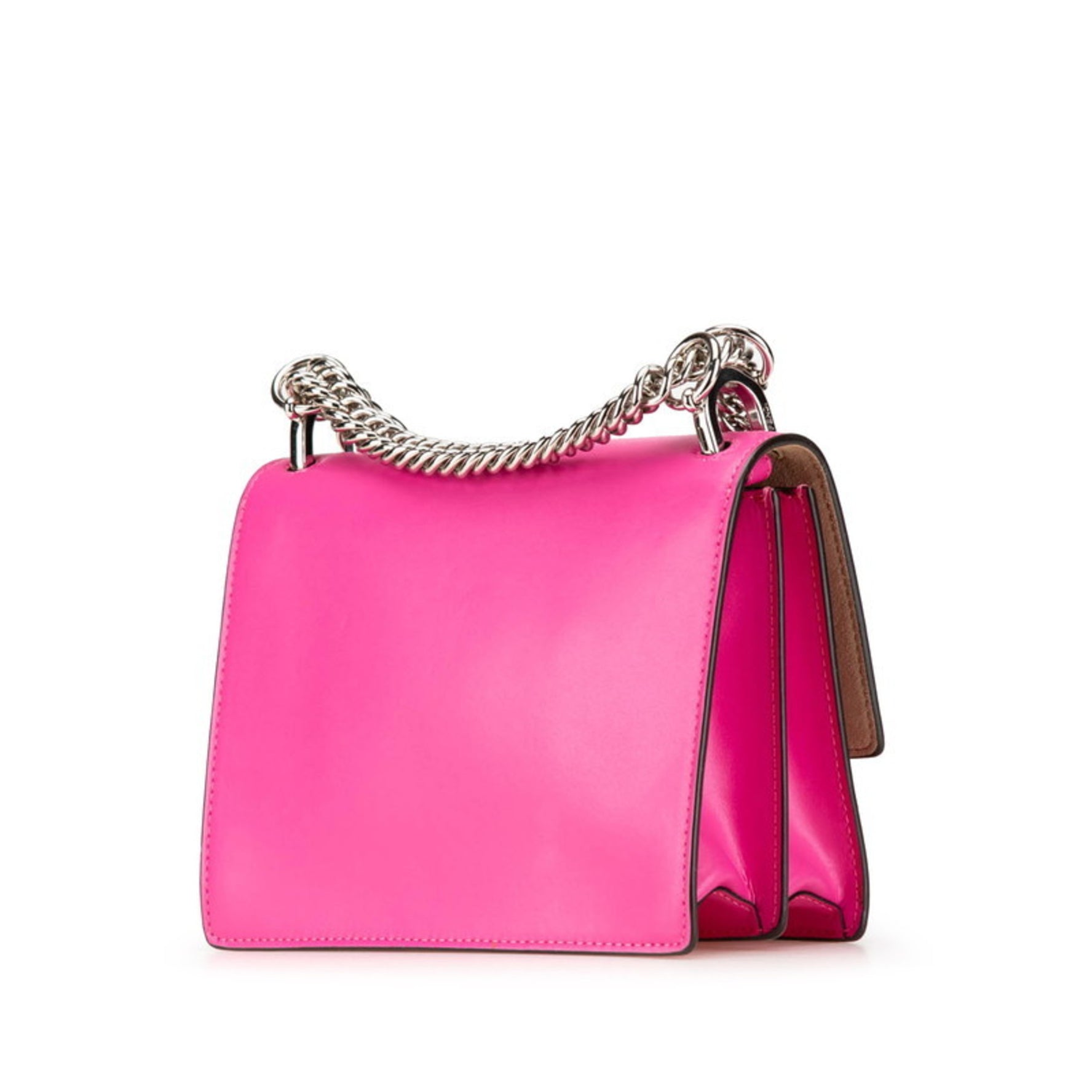 FENDI Canai Mini Chain Shoulder Bag Leather