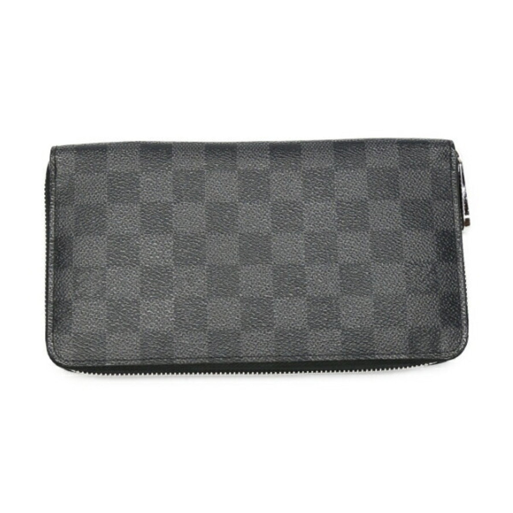 Louis Vuitton Round Zipper Damier Graphite Zippy Organizer Long Wallet LV