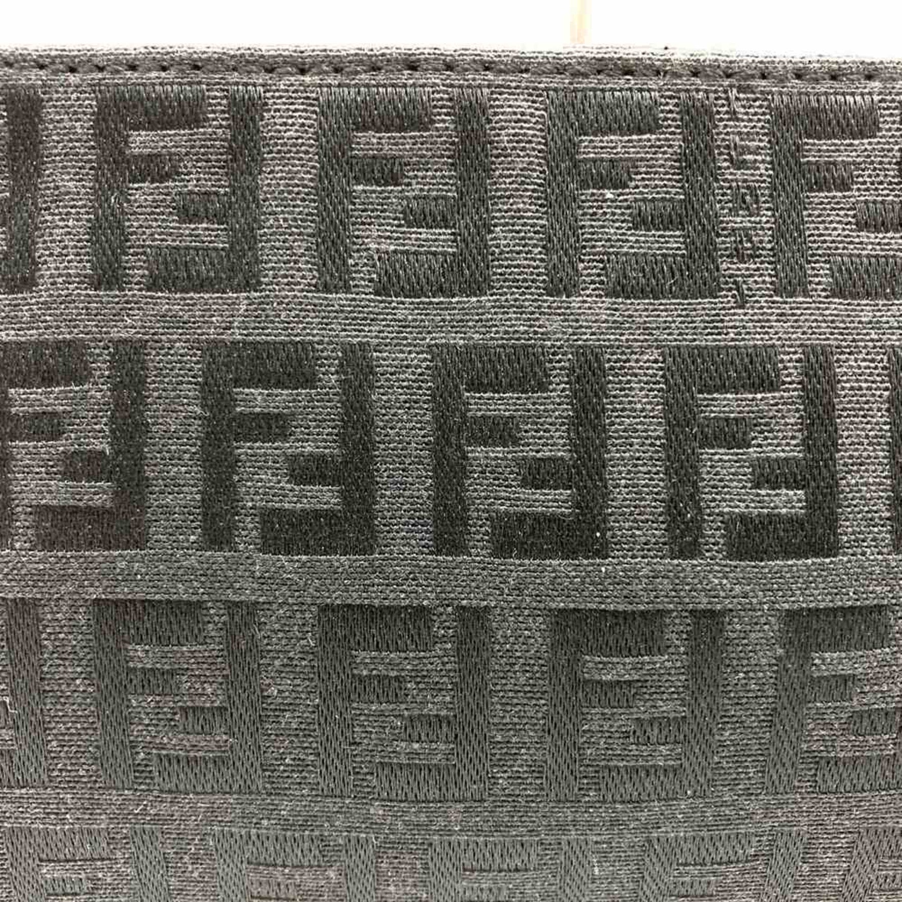 FENDI Zucchino Handbag Canvas