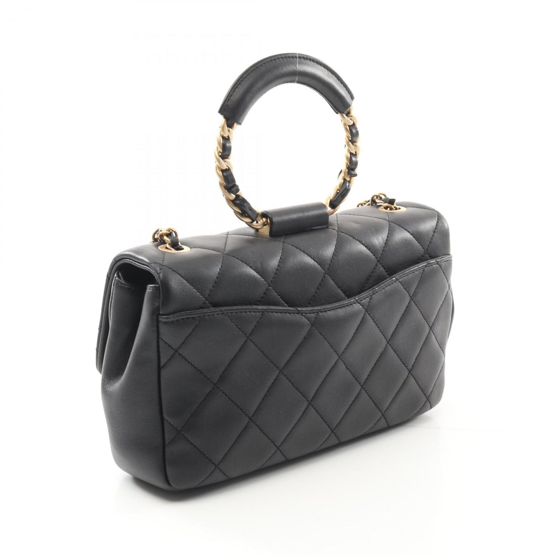 CHANEL Matelasse Shoulder Bag, Lambskin Leather