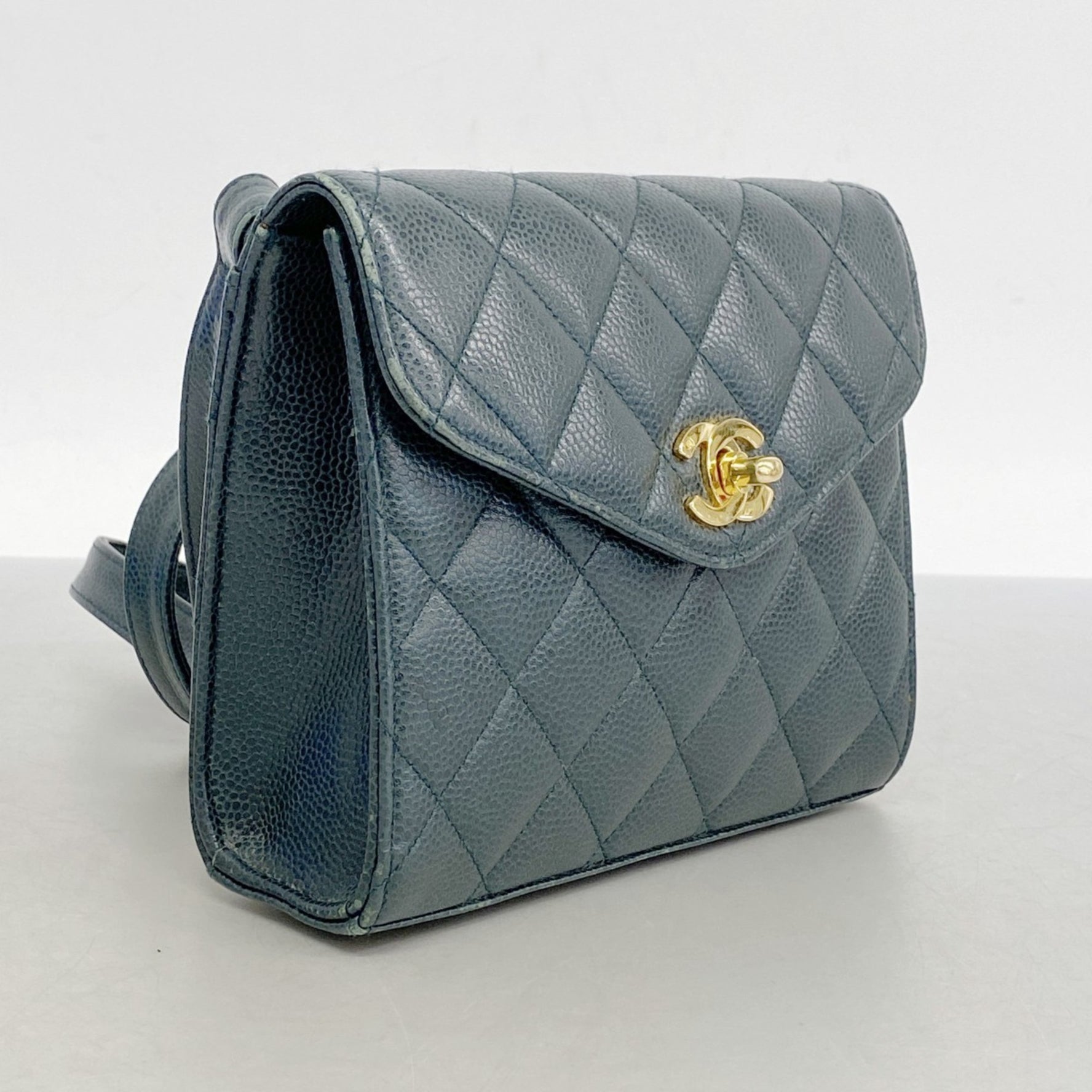 Chanel Matelasse Shoulder Bag in Caviar Skin