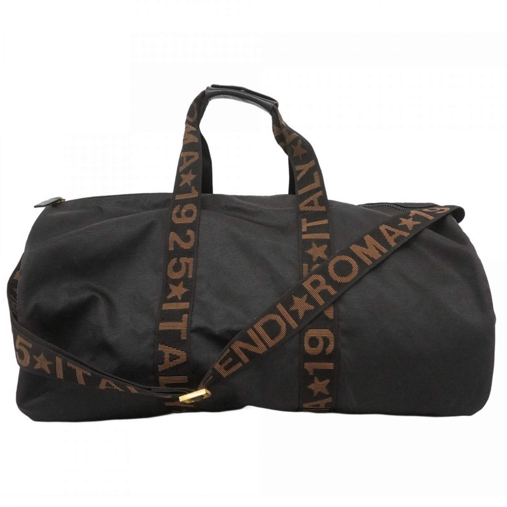 Fendi Boston Bag, Nylon, Men's and