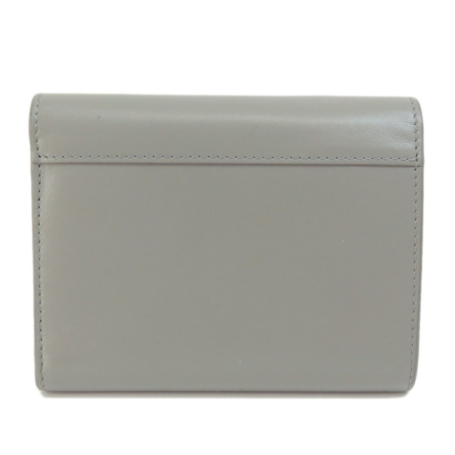 CELINE C Hardware Bifold Wallet Leather
