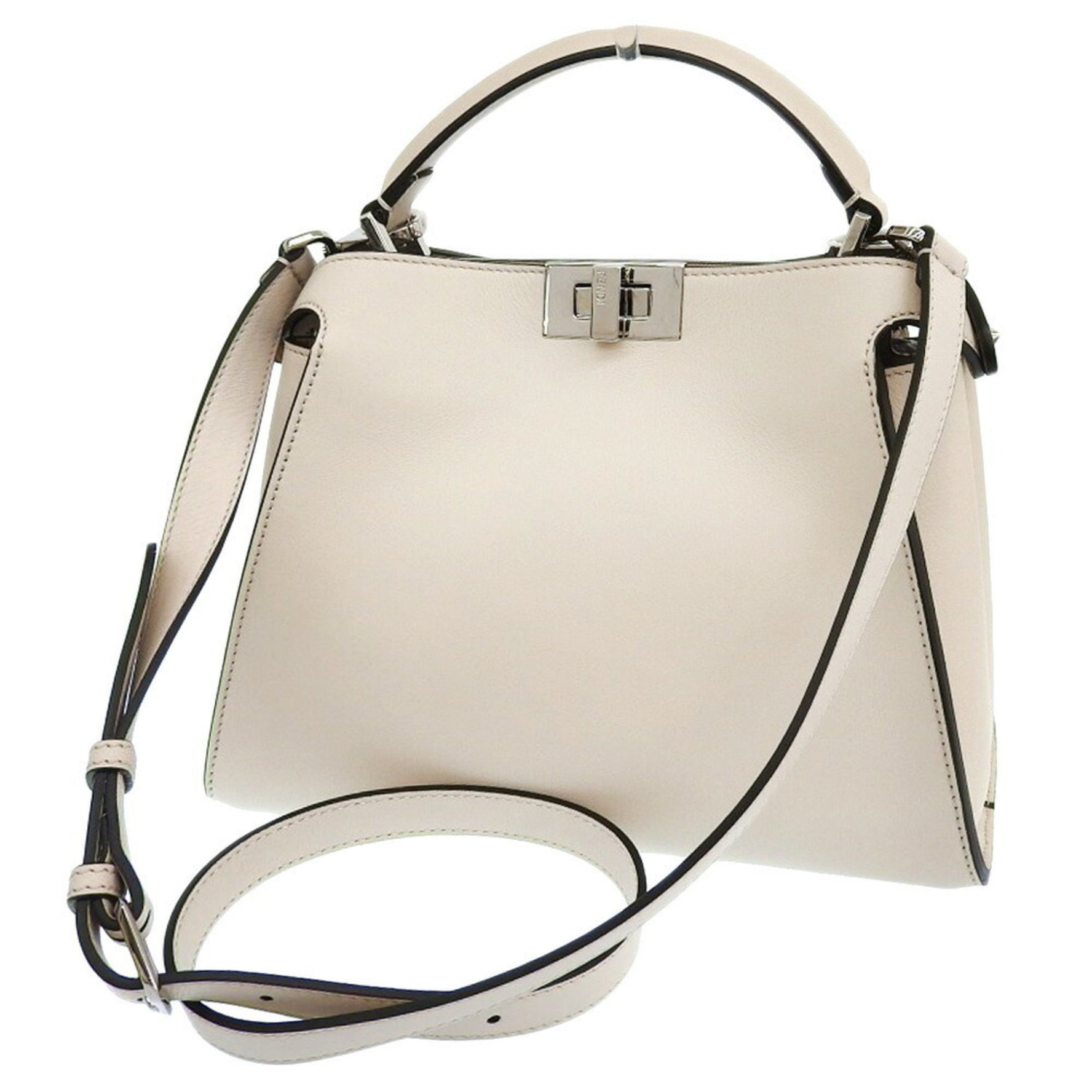 FENDI Peekaboo Iconic Essential SMQ Bag Leather