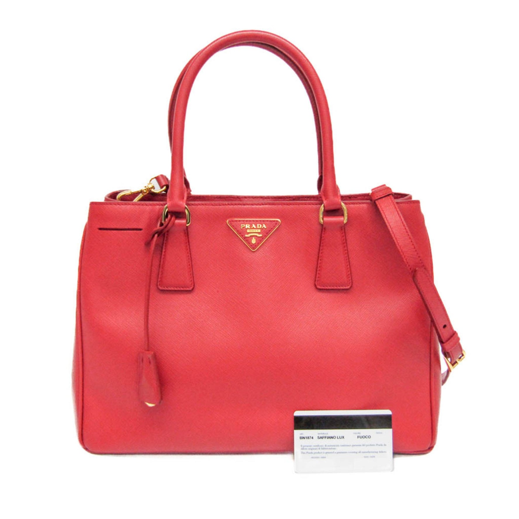 Prada Saffiano Galleria Saffiano Lux Handbag,Shoulder Bag