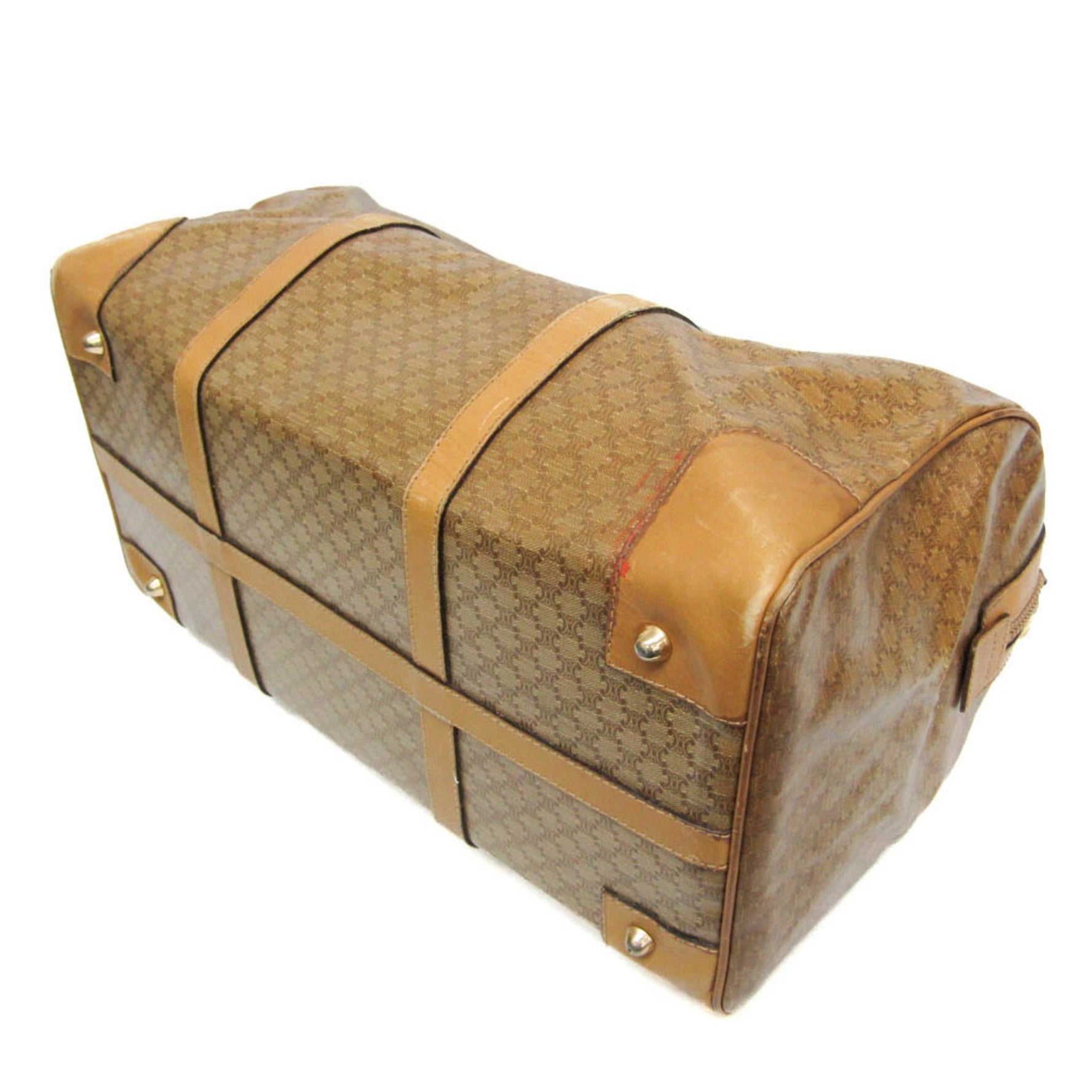 Celine Macadam PVC,Leather Boston Bag