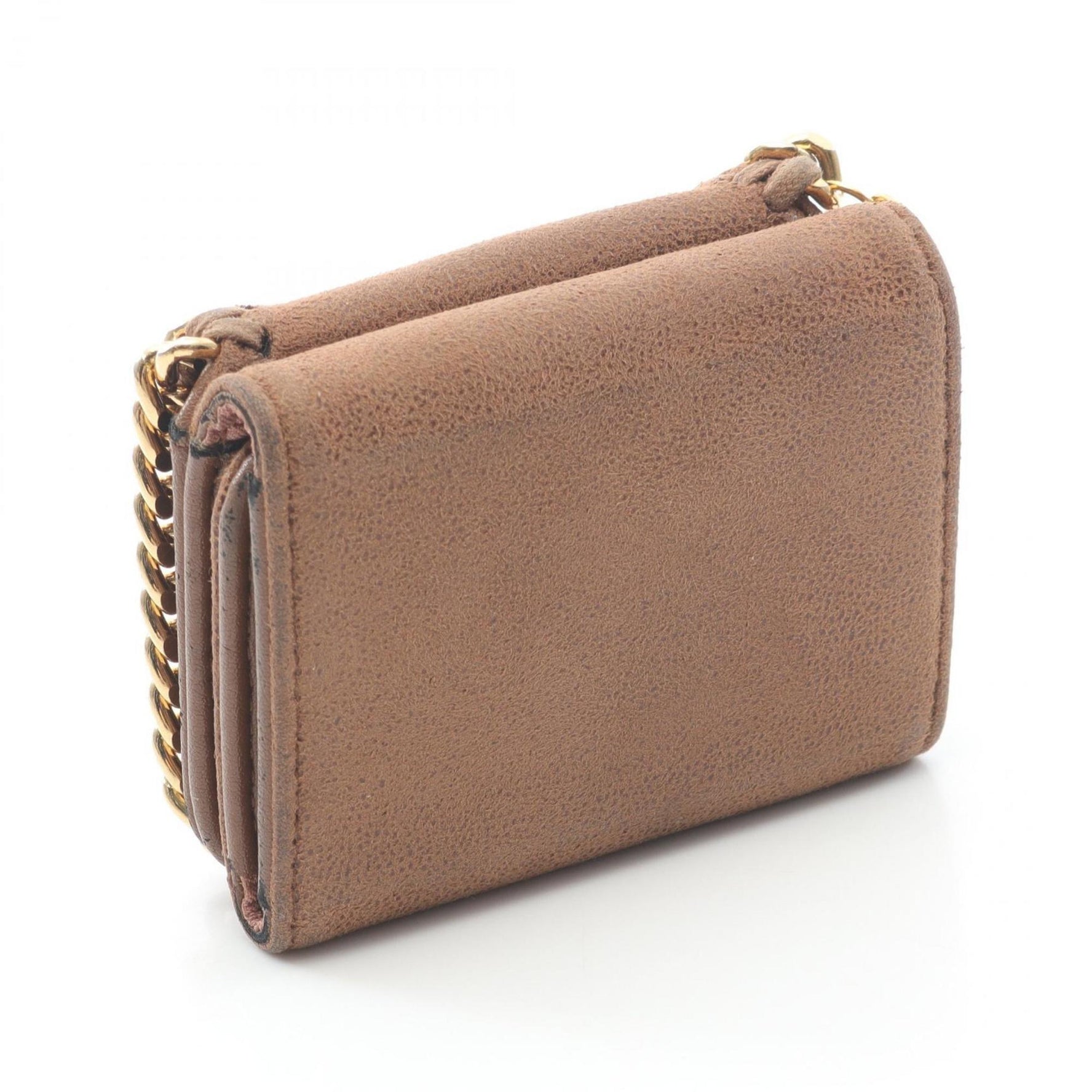 Stella McCartney Falabella Mini Wallet, Tri-fold Faux Leather