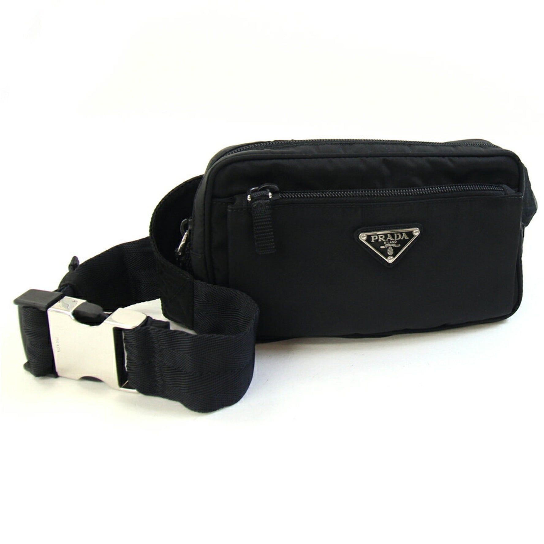 Prada Body Bag Nylon Waist Hip Women Men