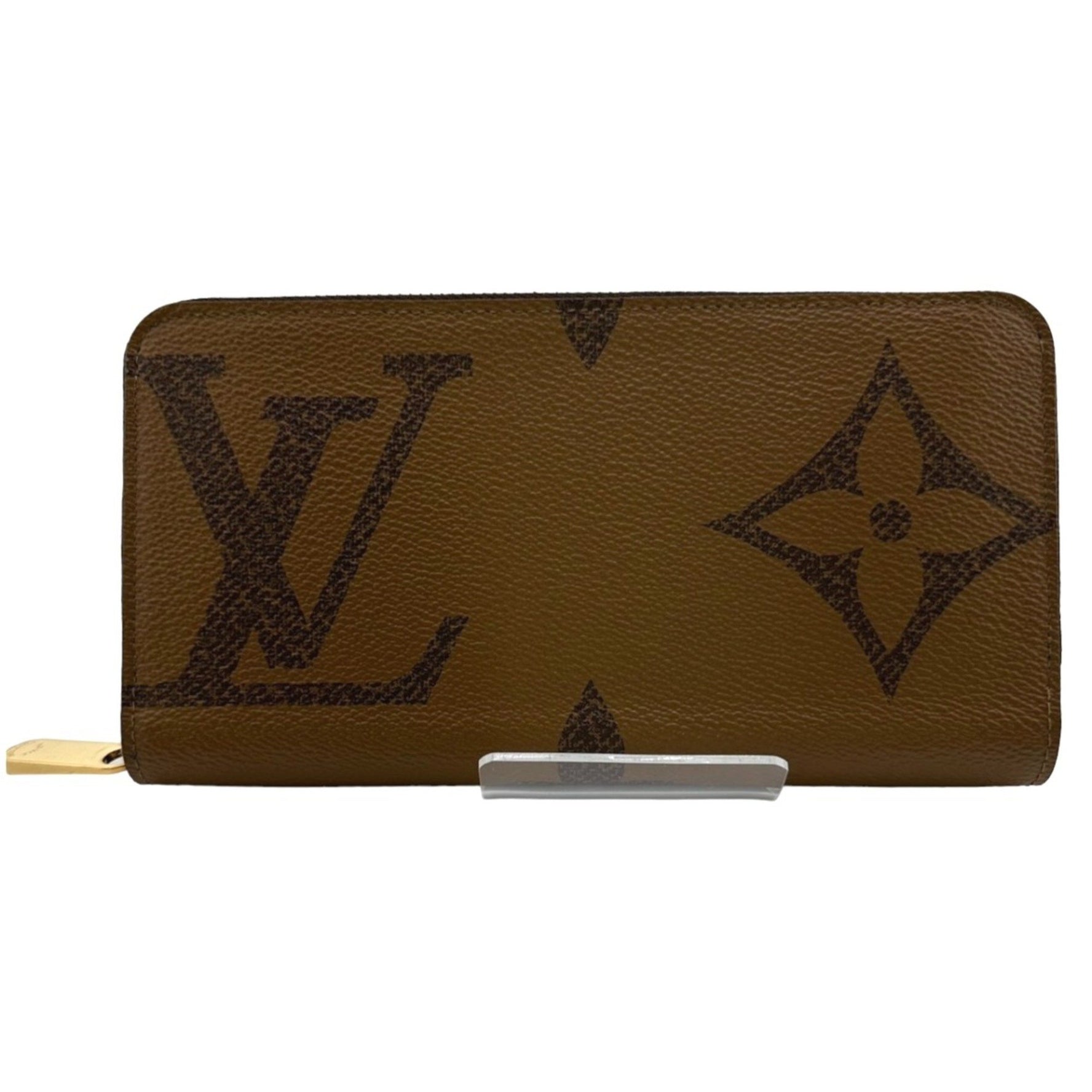 Louis Vuitton Long Wallet Giant Reverse Monogram Zippy Canvas LV