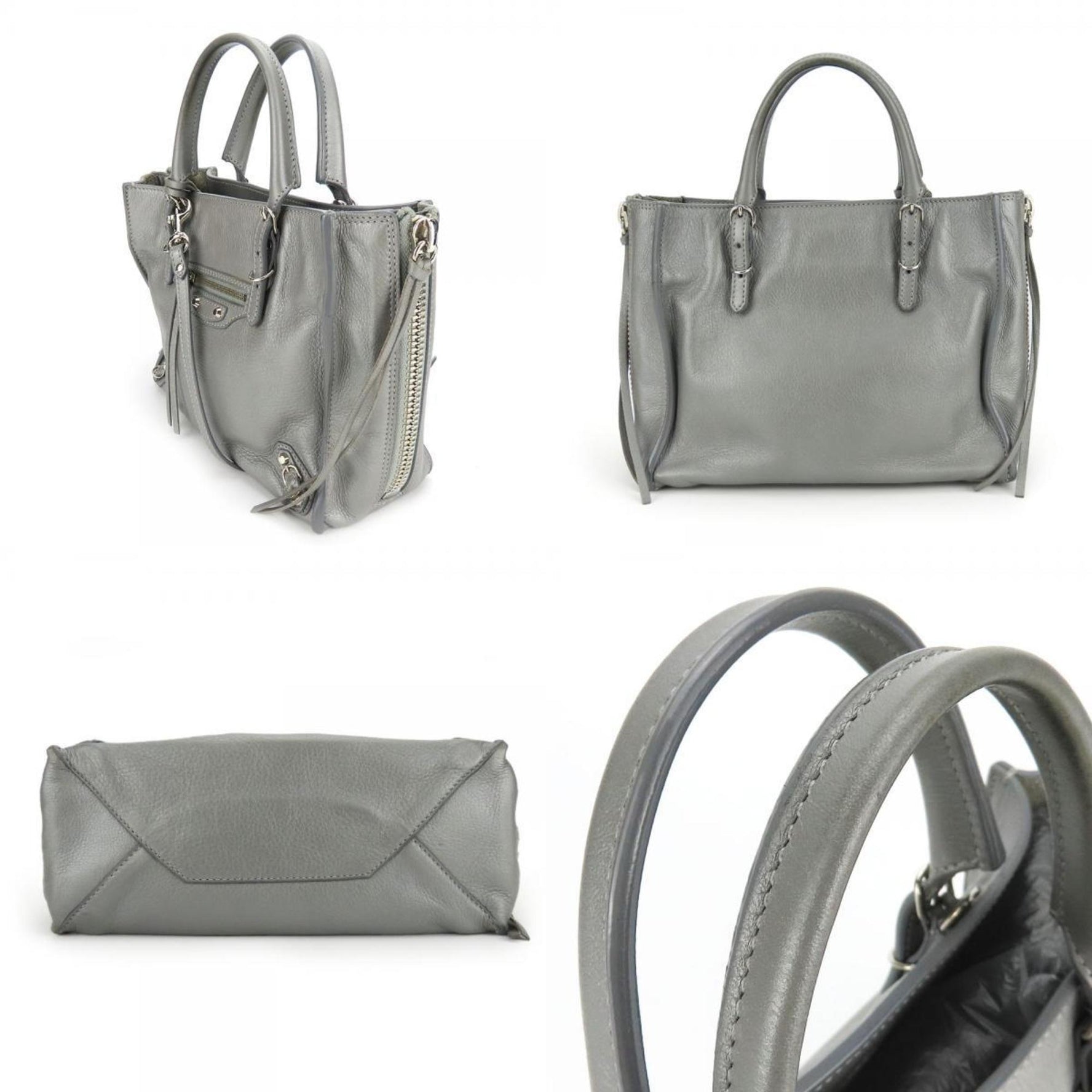 Balenciaga Paper Handbag Leather Shoulder