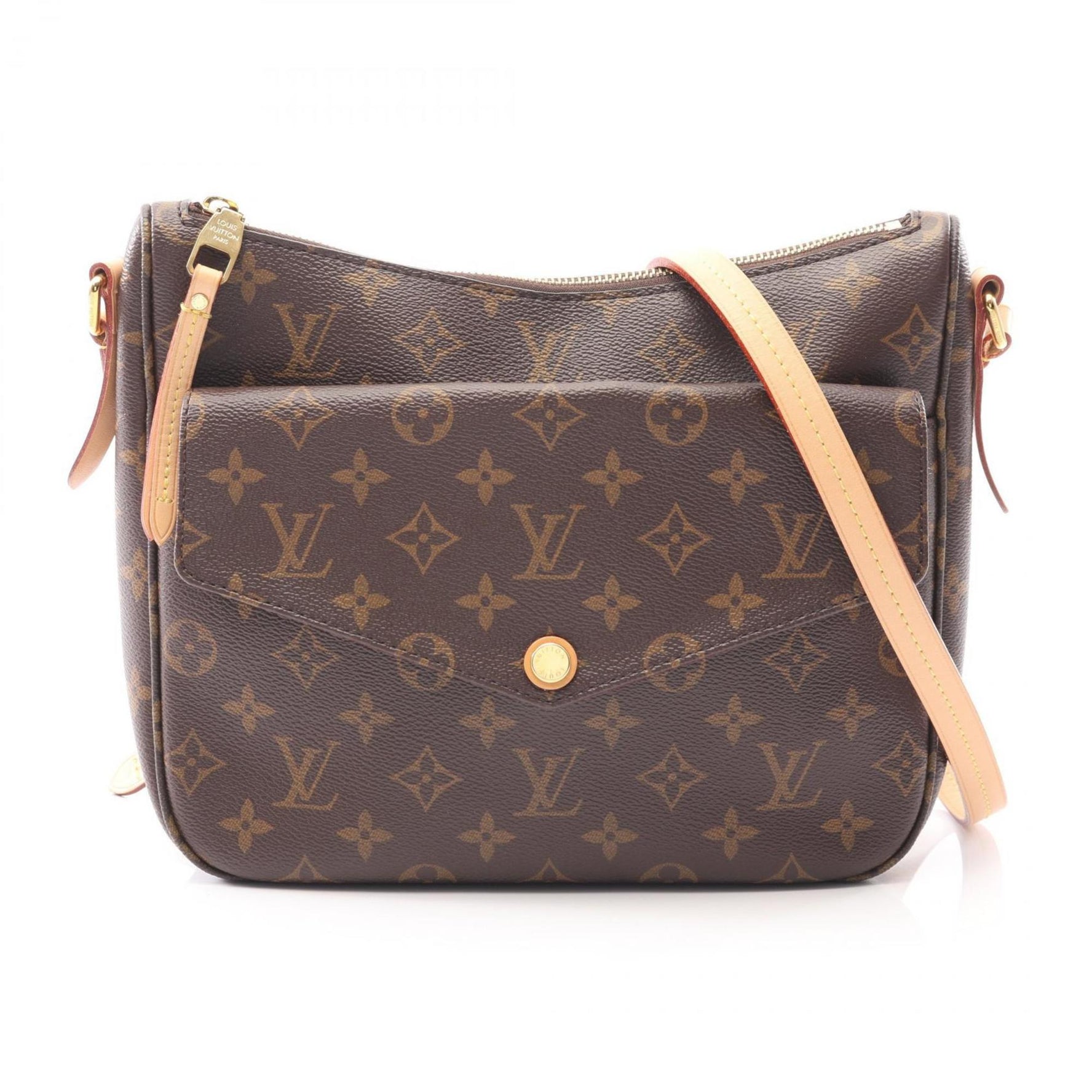 Louis Vuitton Mabillon Shoulder Bag, Coated Canvas and Leather, Monogram