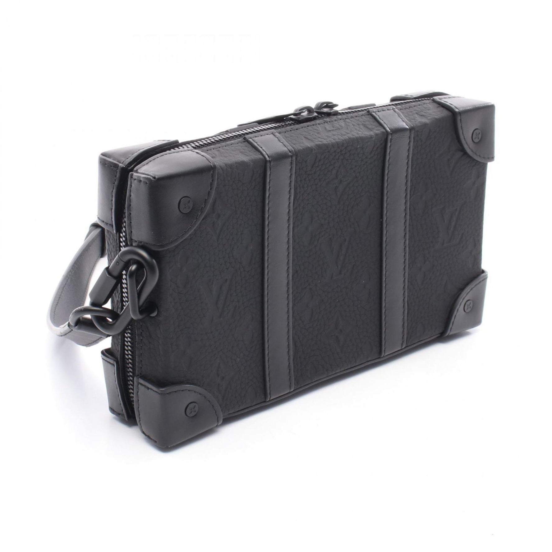 Louis Vuitton Soft Trunk Wallet Shoulder Bag in Monogram Taurillon Leather