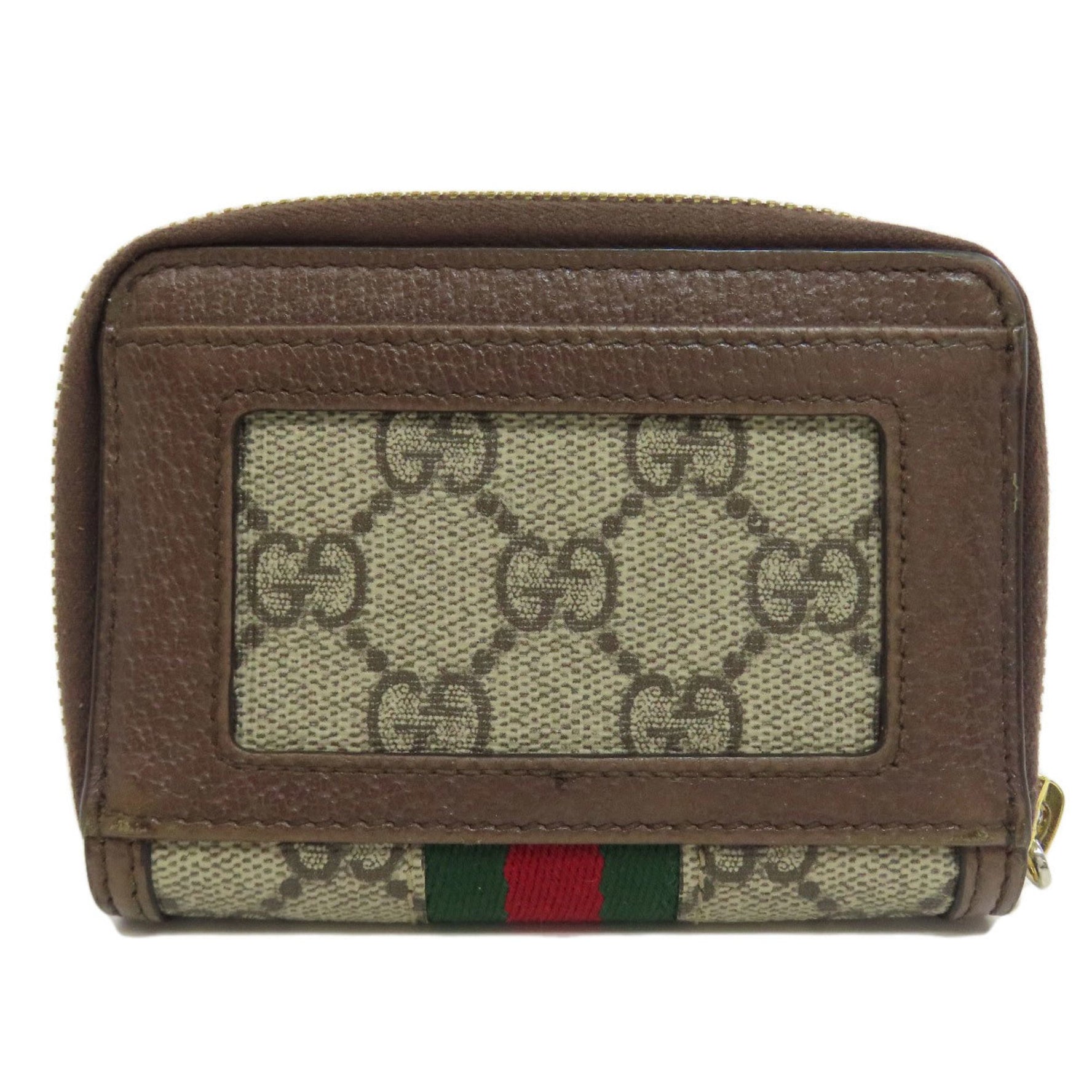 Gucci Offdia GG Double G Card Case Leather/PVC