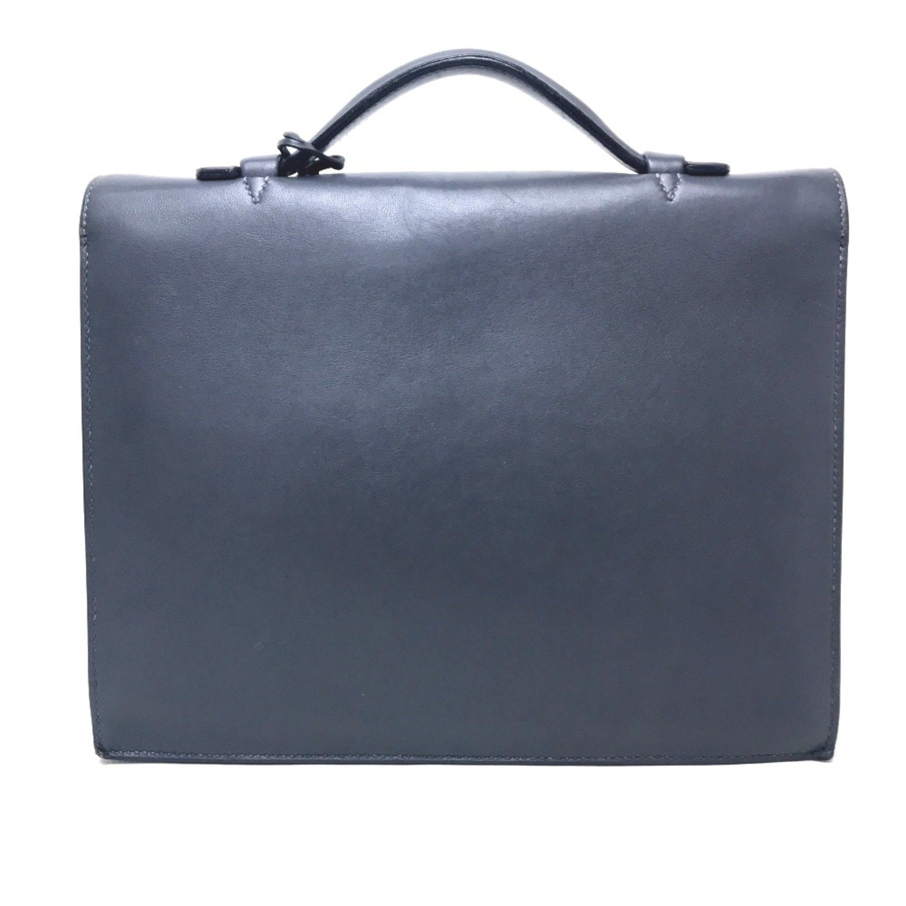 Hermes Briefcase Bag Hand Bag Business bag Graphite Based