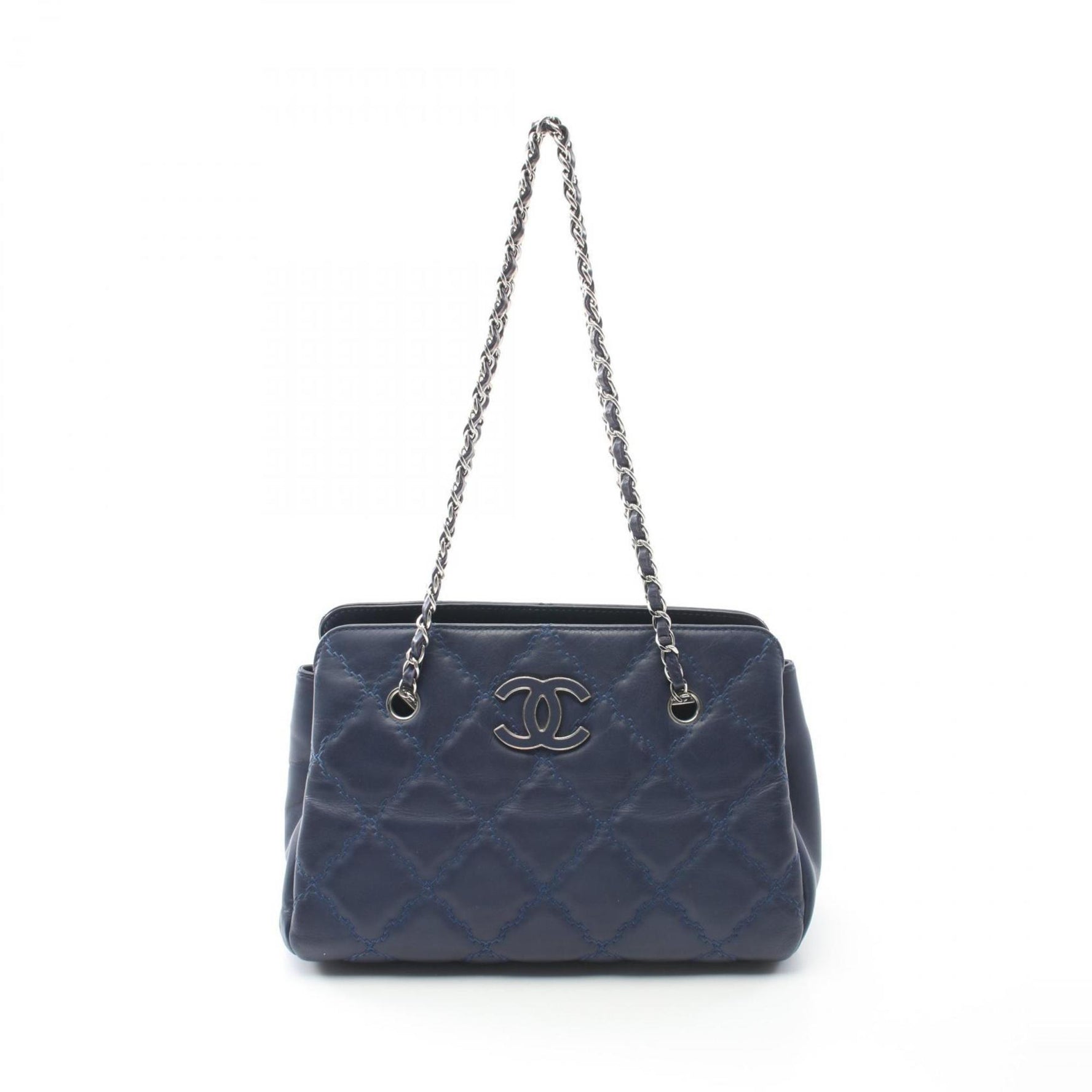 CHANEL Ultra Stitch Tote Bag Lambskin (Sheepskin)