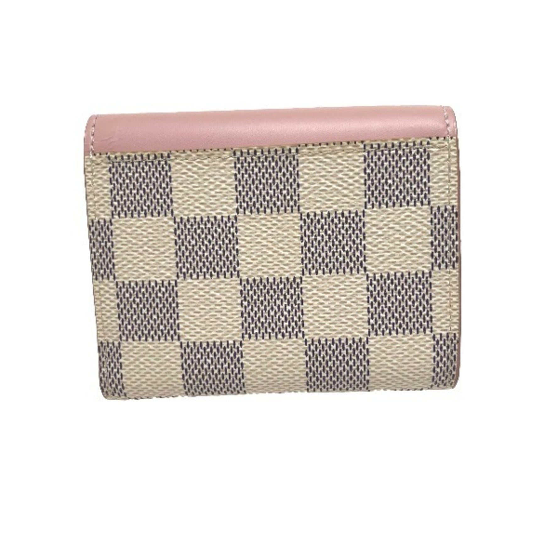 Louis Vuitton Portefeuil Zoe Damier Azur with coin purse Eau de tri-fold wallet LV