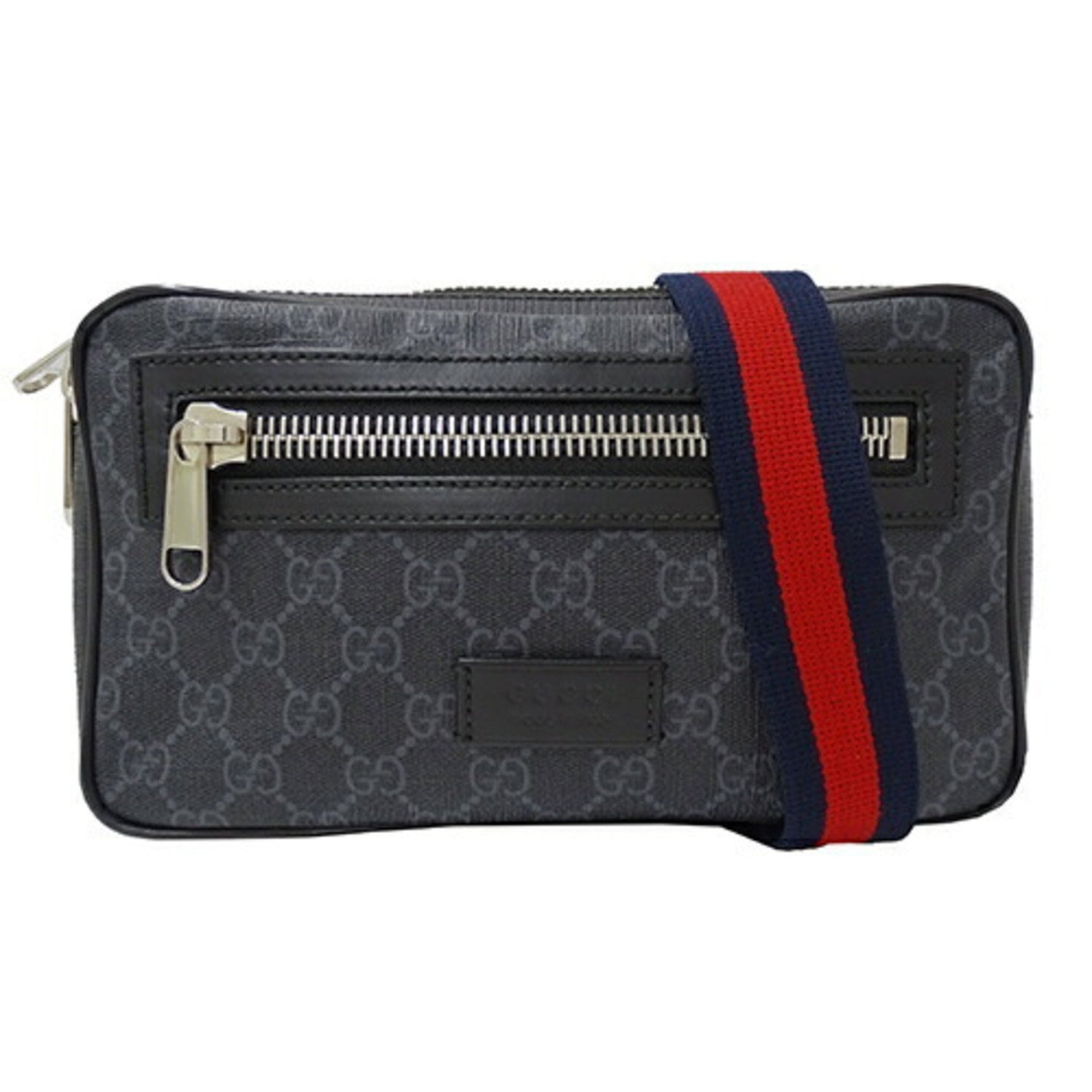 GUCCI Bag Body Waist GG Supreme Web Compact