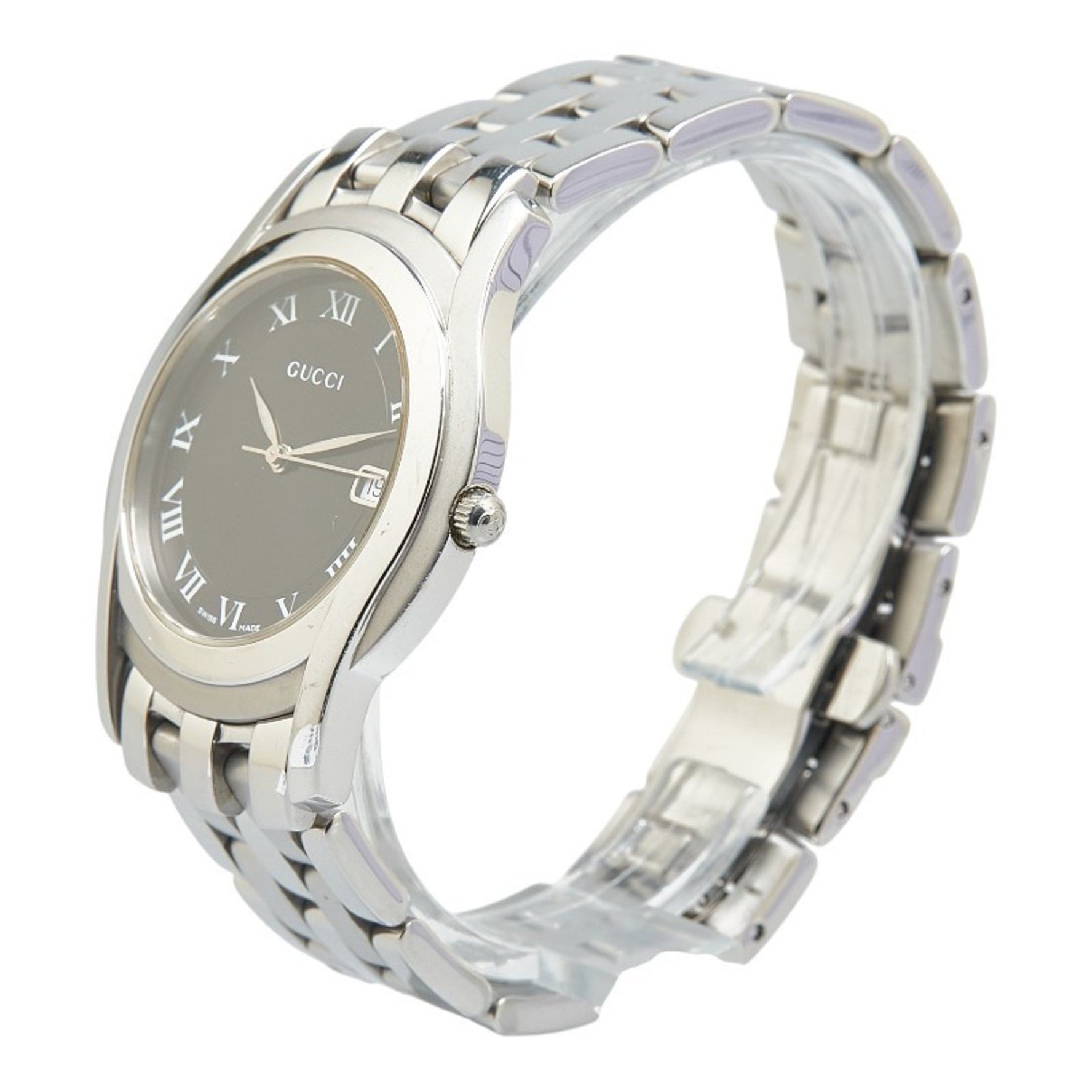 Gucci G-Class Watch, Quartz Black Dial, Stainless Steel