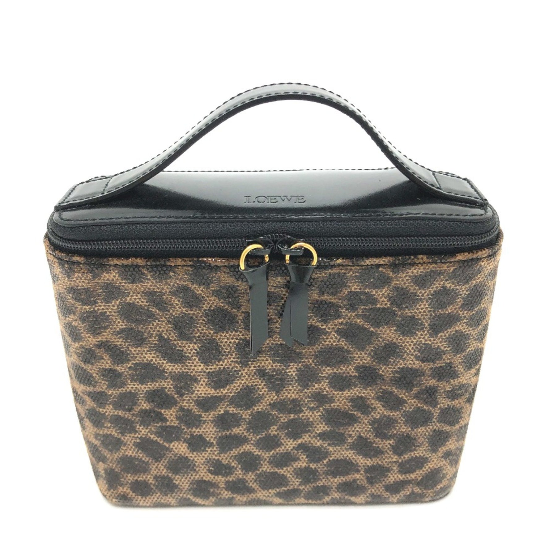 Loewe Leopard Bag Vanity bag GoldHardware
