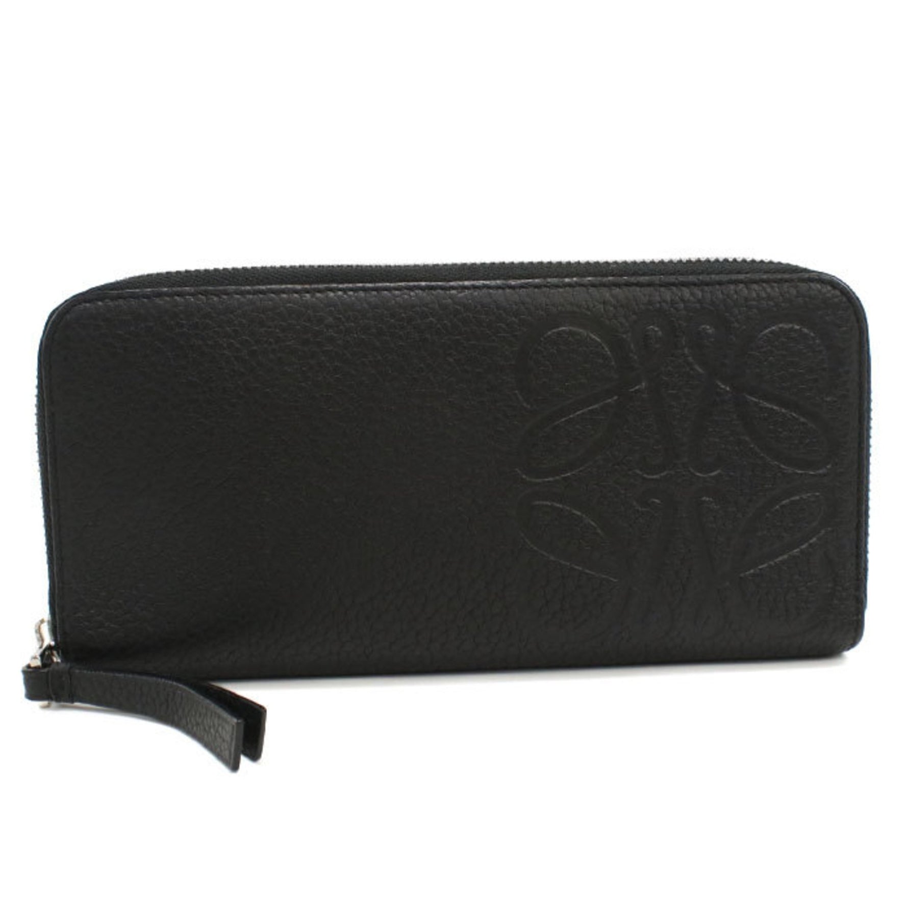 LOEWE Long Wallet with Round Zipper Brand Name, Open Wallet, Men's/Women's