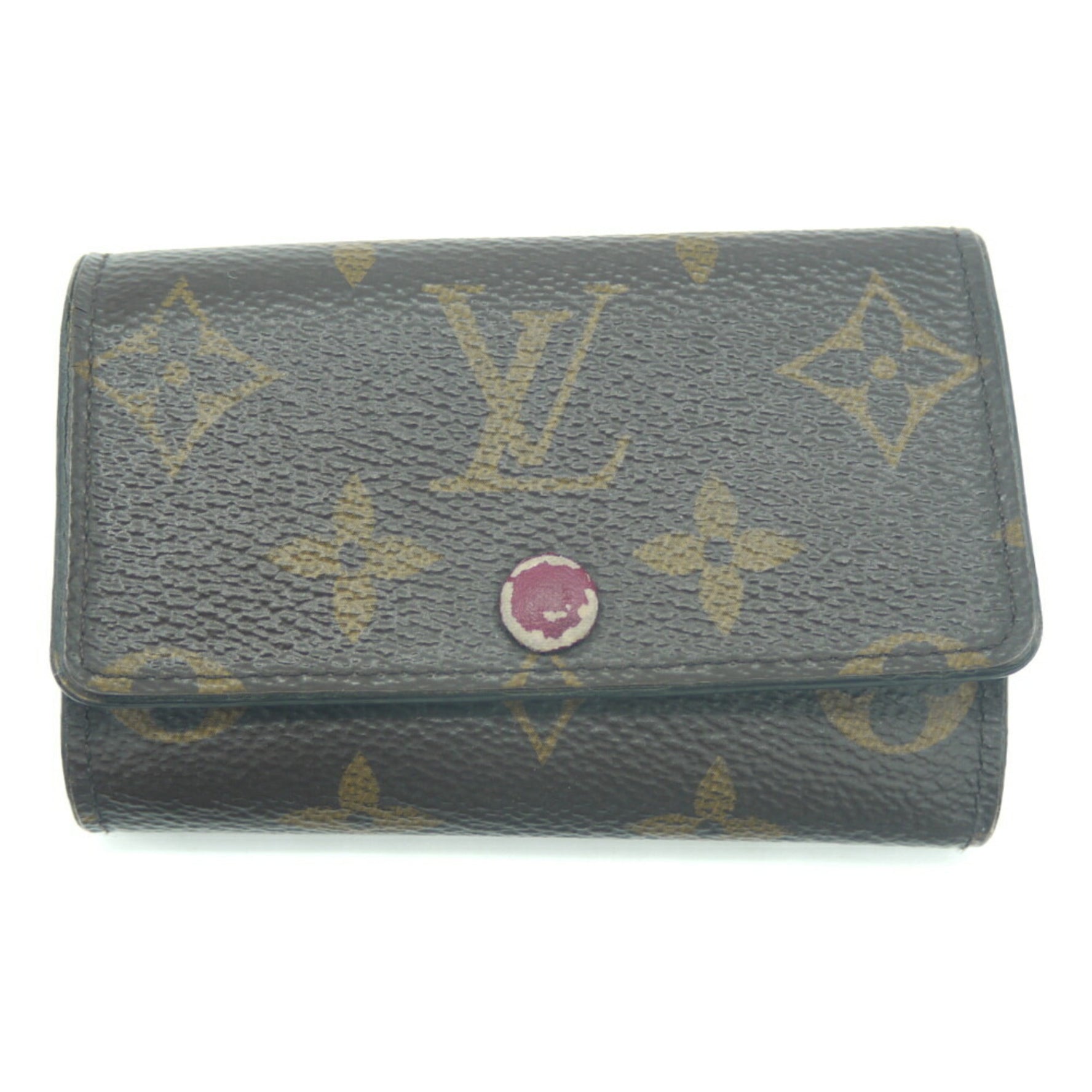 Louis Vuitton Multicle 6 Monogram Key Case Holder Fuchsia