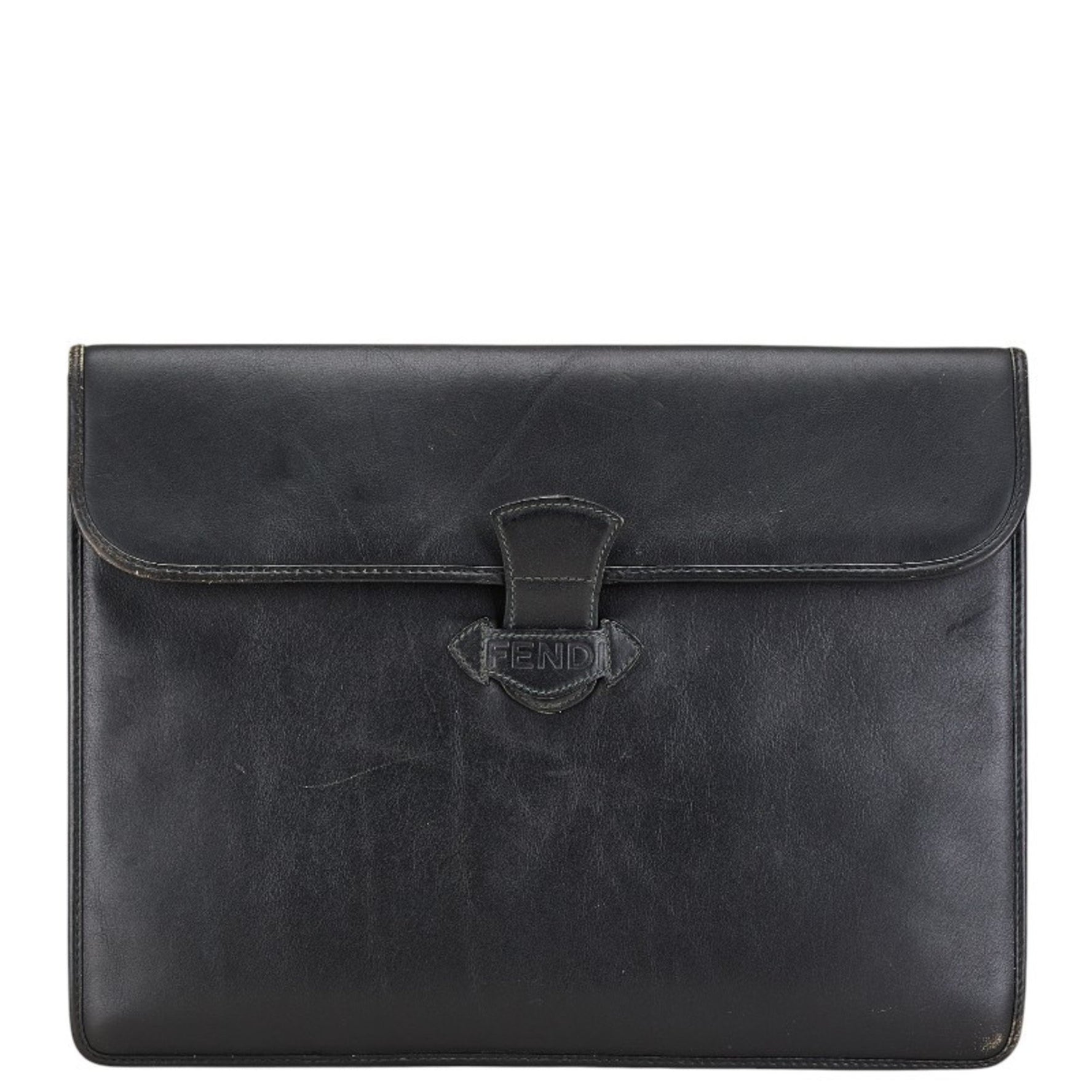 FENDI Clutch Bag Second Leather