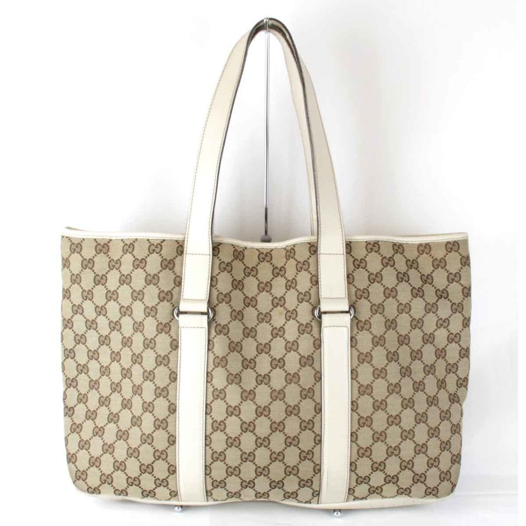 GUCCI 001998 Tote Bag GG Canvas